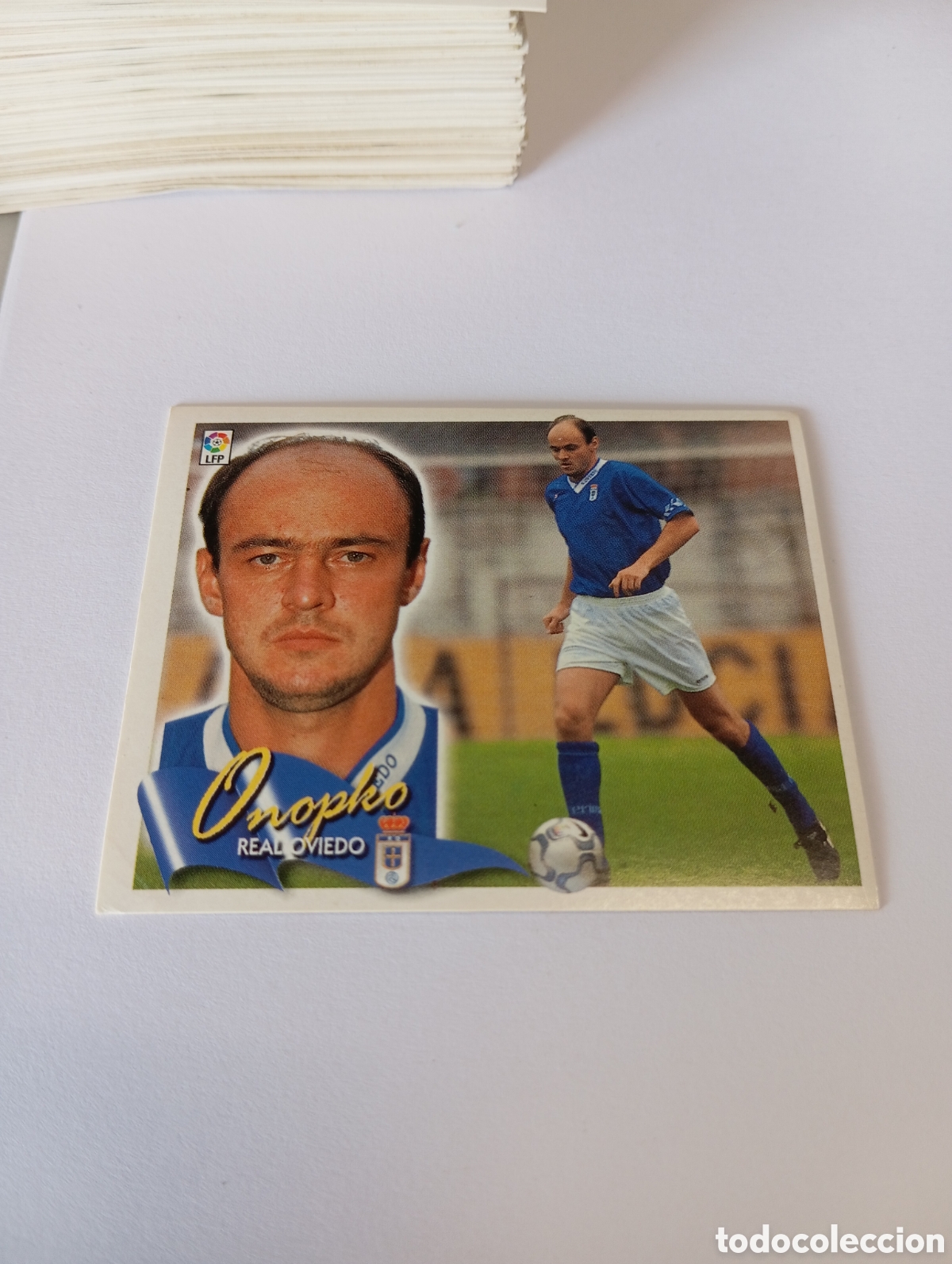 Cromos de F&uacute;tbol: ONOPKO Oviedo LIGA ESTE 2000 2001 PANINI 00 01 NUEVO SIN PEGAR