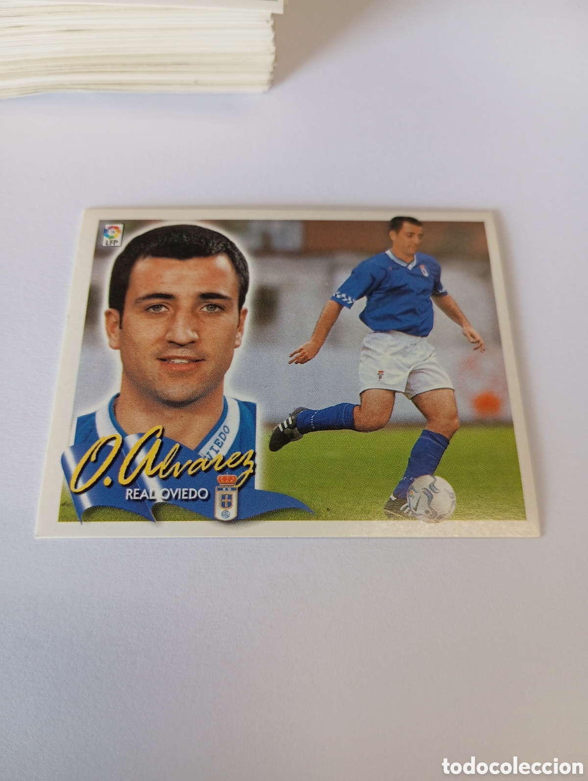 Figurine di Calcio: &Oacute;SCAR &Aacute;LVAREZ Oviedo LIGA ESTE 2000 2001 PANINI 00 01 NUEVO SIN PEGAR