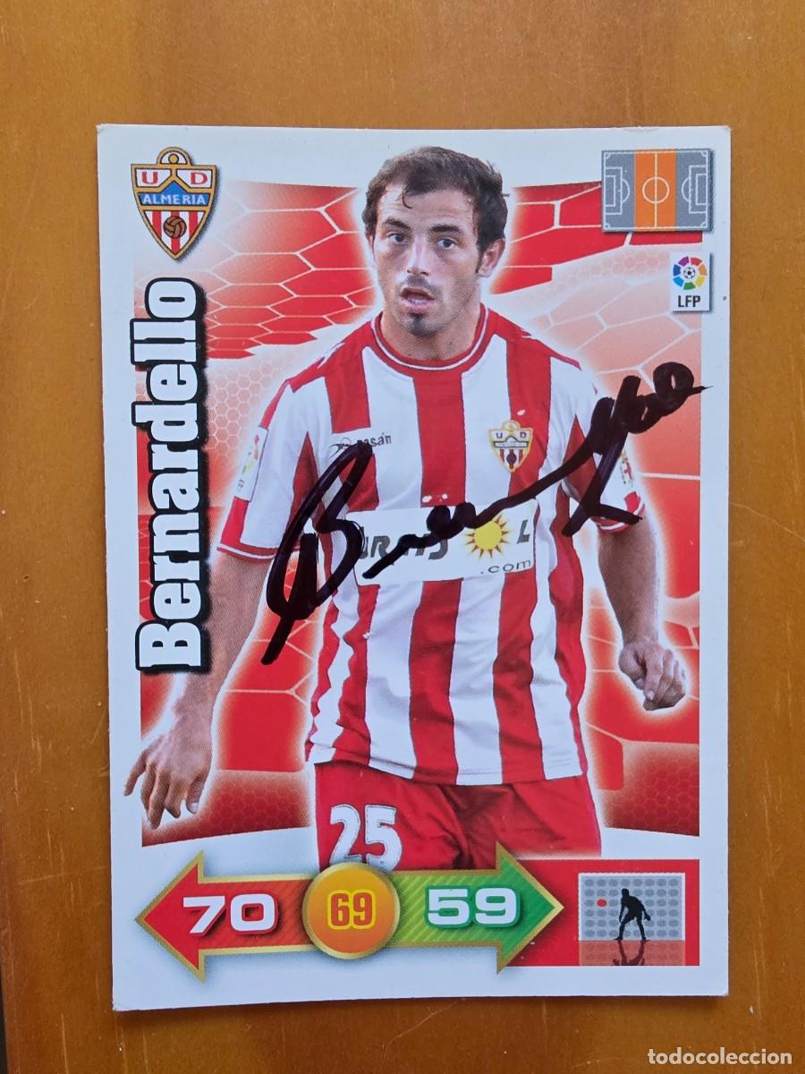 Cromos de Futebol: Cromo firmado de Bernardello con aut&oacute;grafo, UD Almer&iacute;a