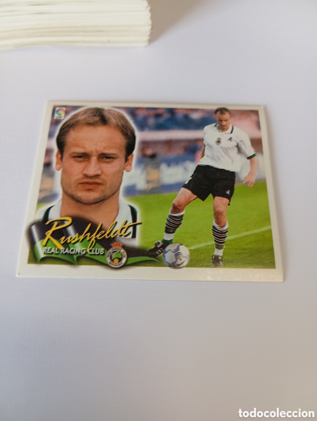 Fu&szlig;ball-Sticker: RUSHFELDT Racing LIGA ESTE 2000 2001 PANINI 00 01 NUEVO SIN PEGAR