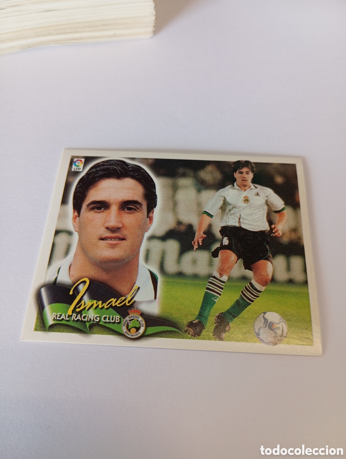 Fu&szlig;ball-Sticker: ISMAEL Racing LIGA ESTE 2000 2001 PANINI 00 01 NUEVO SIN PEGAR