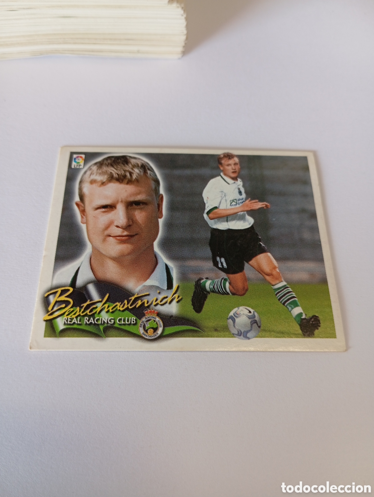 Cromos de F&uacute;tbol: BESTCHASTNICH Racing LIGA ESTE 2000 2001 PANINI 00 01 NUEVO SIN PEGAR
