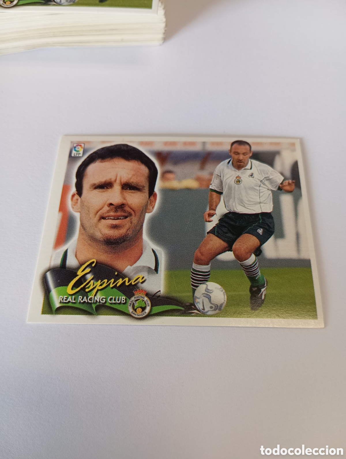 Cromos de F&uacute;tbol: ESPINA Racing LIGA ESTE 2000 2001 PANINI 00 01 NUEVO SIN PEGAR