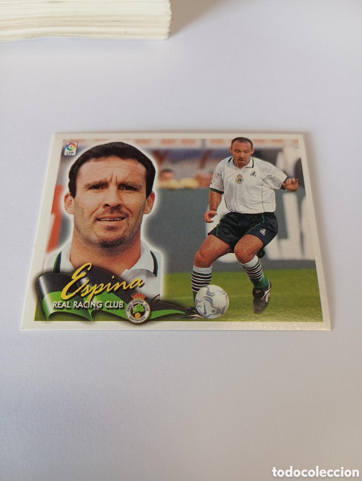 Cromos de F&uacute;tbol: ESPINA Racing LIGA ESTE 2000 2001 PANINI 00 01 NUEVO SIN PEGAR