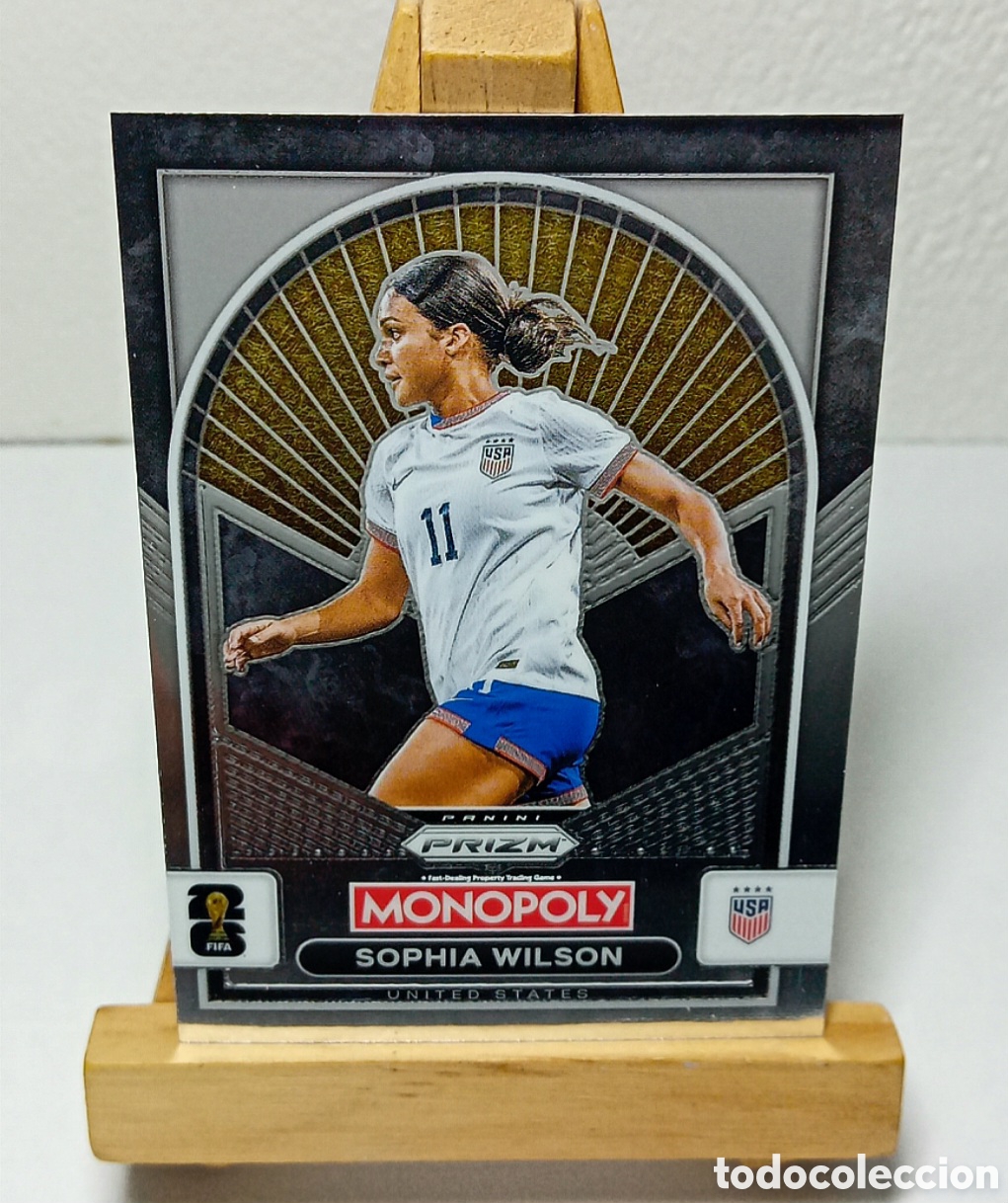 Cromos de F&uacute;tbol: SOPHIA WILSON 2026 USA MONOPOLY PRIZM PANINI.
