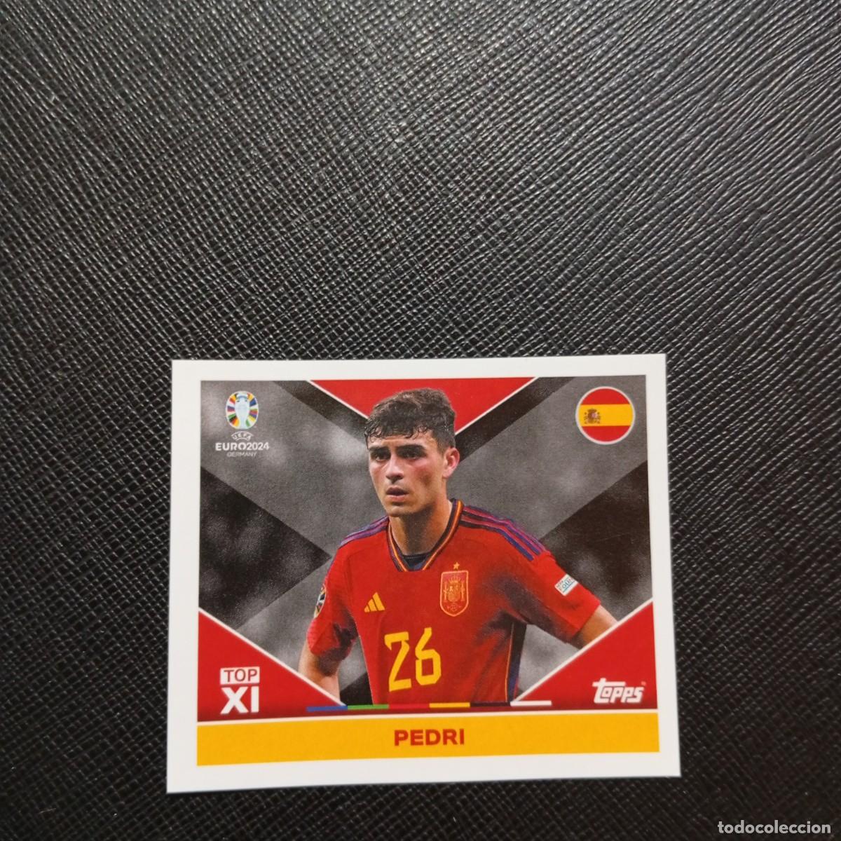 Cromos de F&uacute;tbol: PEDRI ESPA&Ntilde;A TOPPS EUROCOPA ALEMANIA CROMO FUTBOL 2024 EURO 24 - SIN PEGAR - A83 PG30
