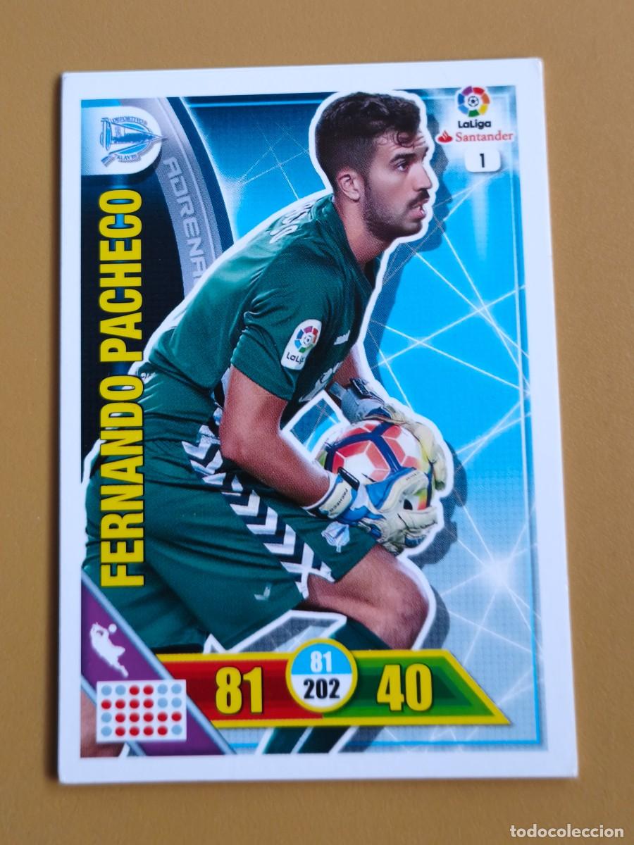 Cromos de F&uacute;tbol: fernando pacheco, adrenalyn 2016 17