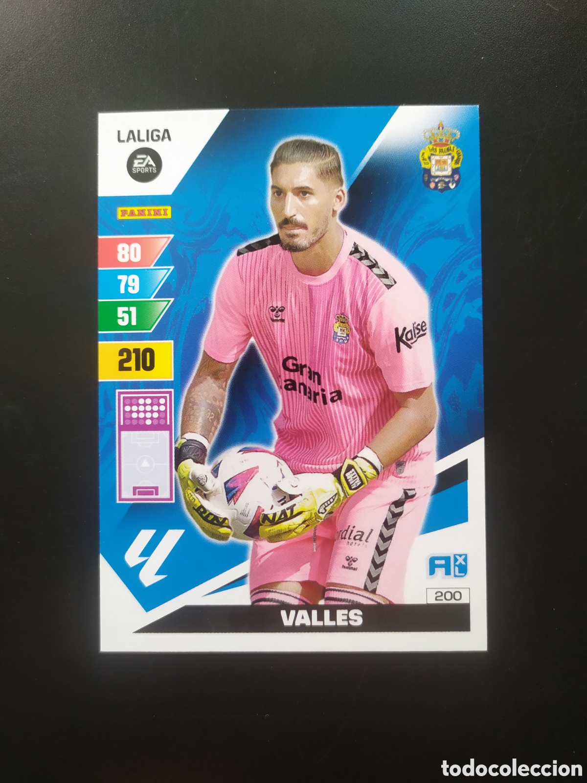 Cromos de F&uacute;tbol: Adrenalyn 2023 2024 23 24 panini Valles n&deg; 200 Las Palmas