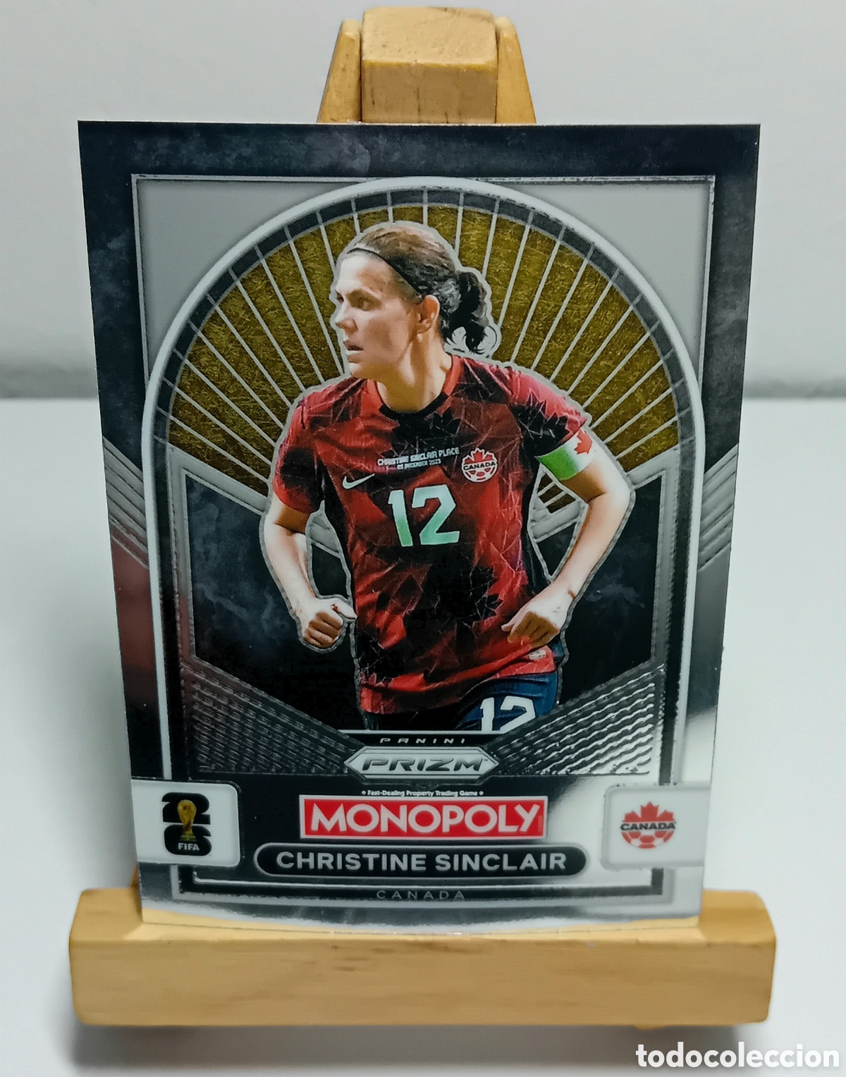 Cromos de F&uacute;tbol: CHRISTINE SINCLAIR 2026 CANAD&Aacute; MONOPOLY PRIZM PANINI.