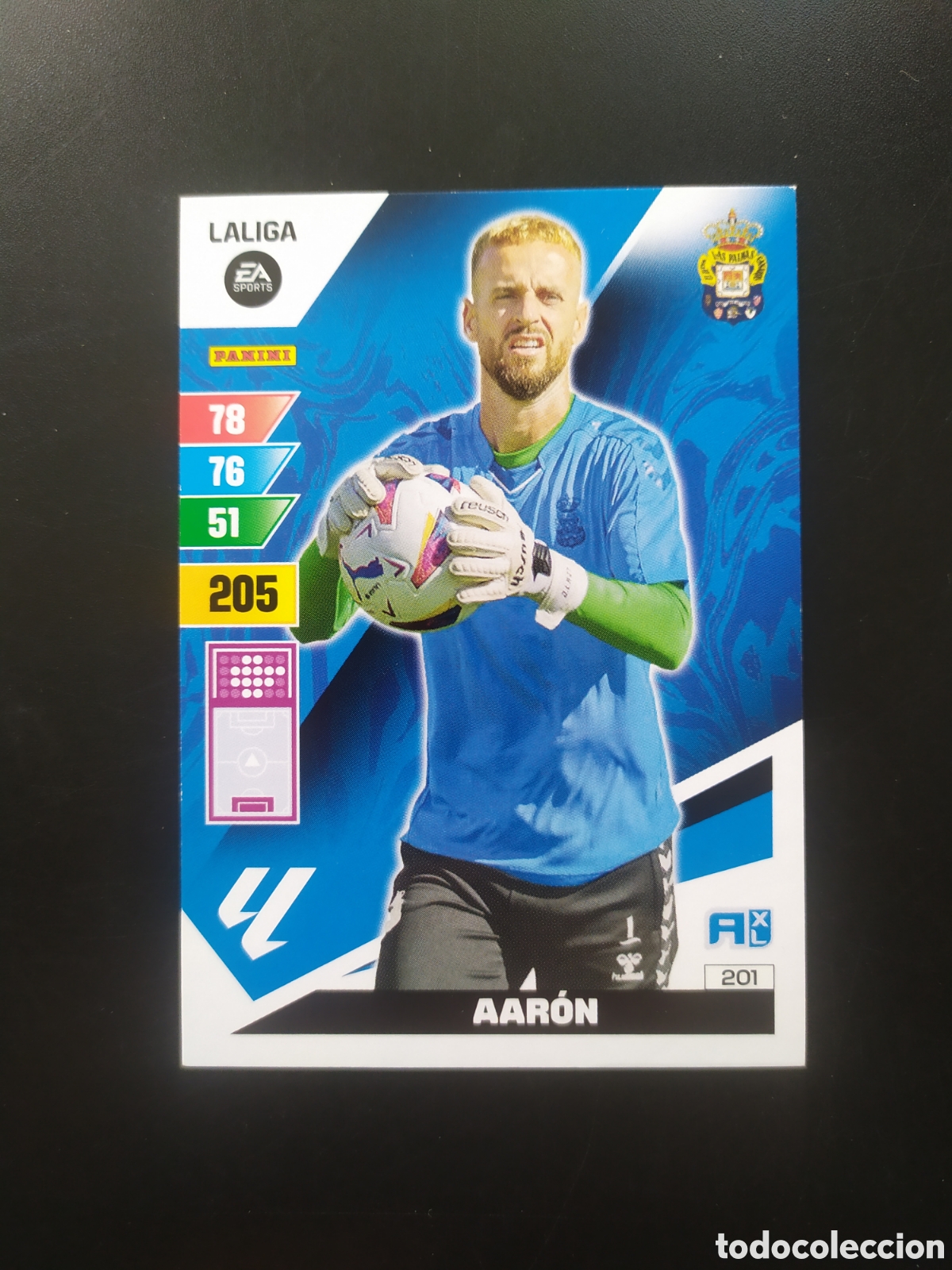 Cromos de F&uacute;tbol: Adrenalyn 2023 2024 23 24 panini Aaron n&deg; 201 Las Palmas