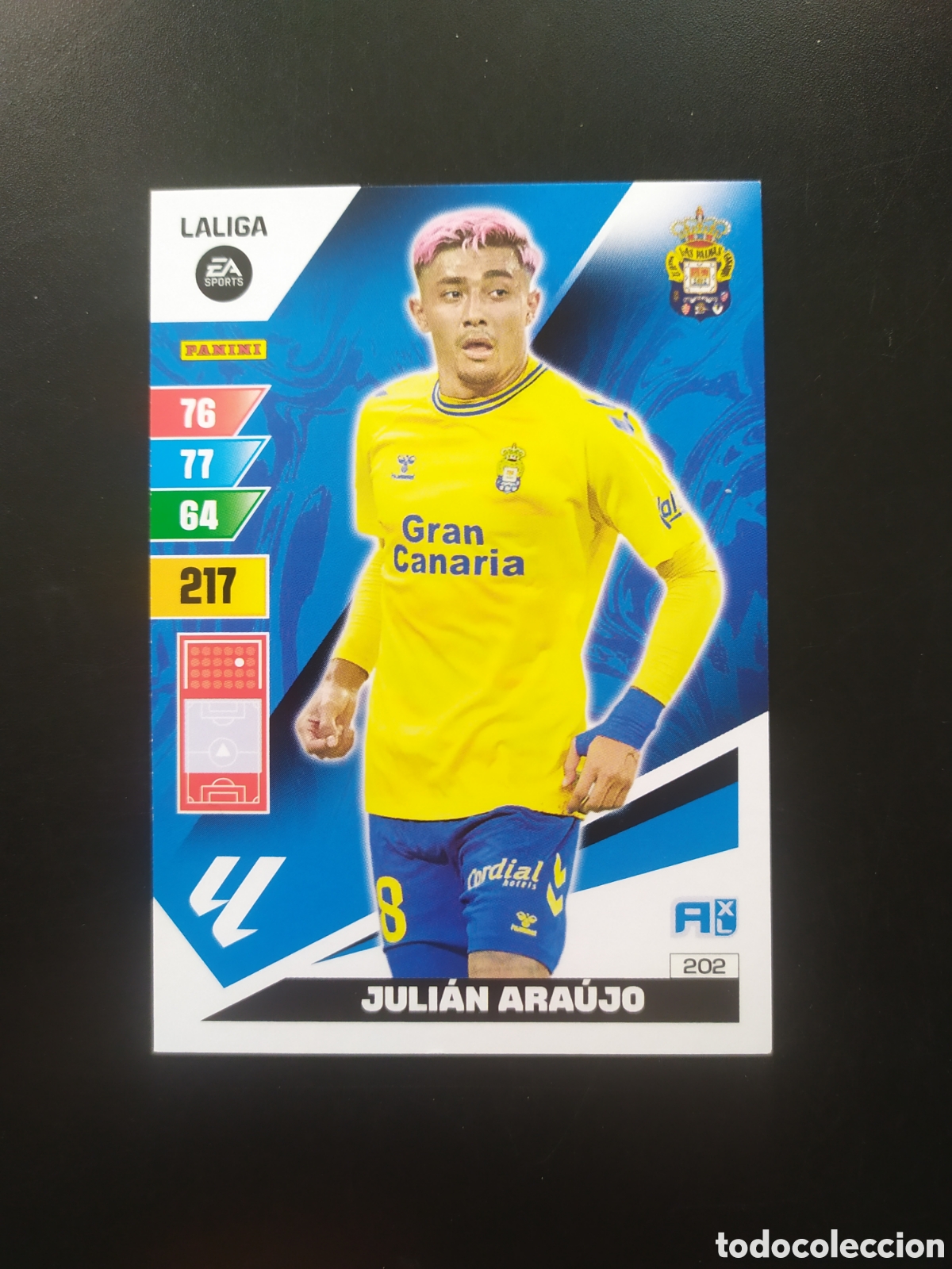 Cromos de F&uacute;tbol: Adrenalyn 2023 2024 23 24 panini Juli&aacute;n Araujo n&deg; 202 Las Palmas
