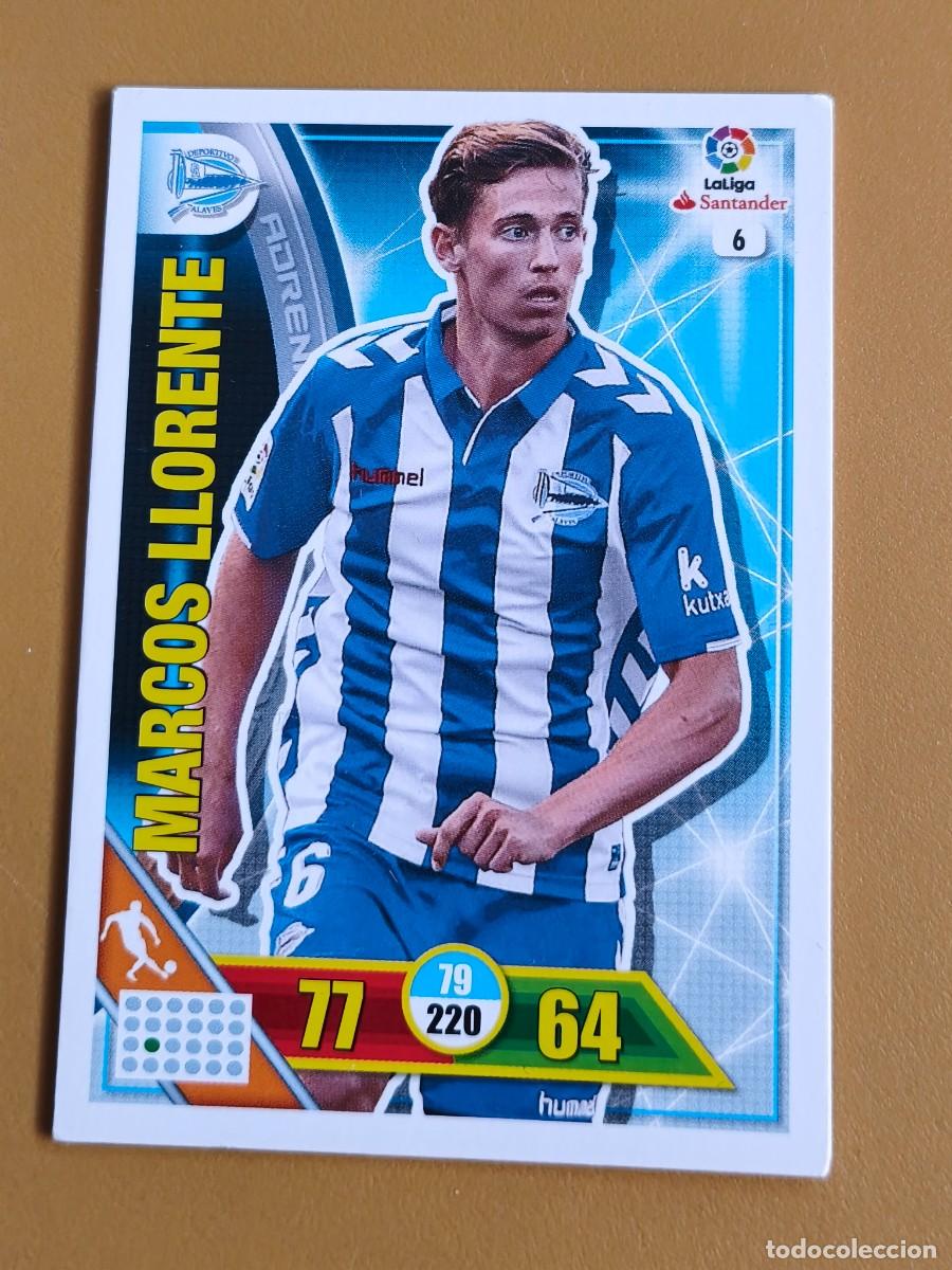 Cromos de F&uacute;tbol: marcos llorente, adrenalyn 2016 17