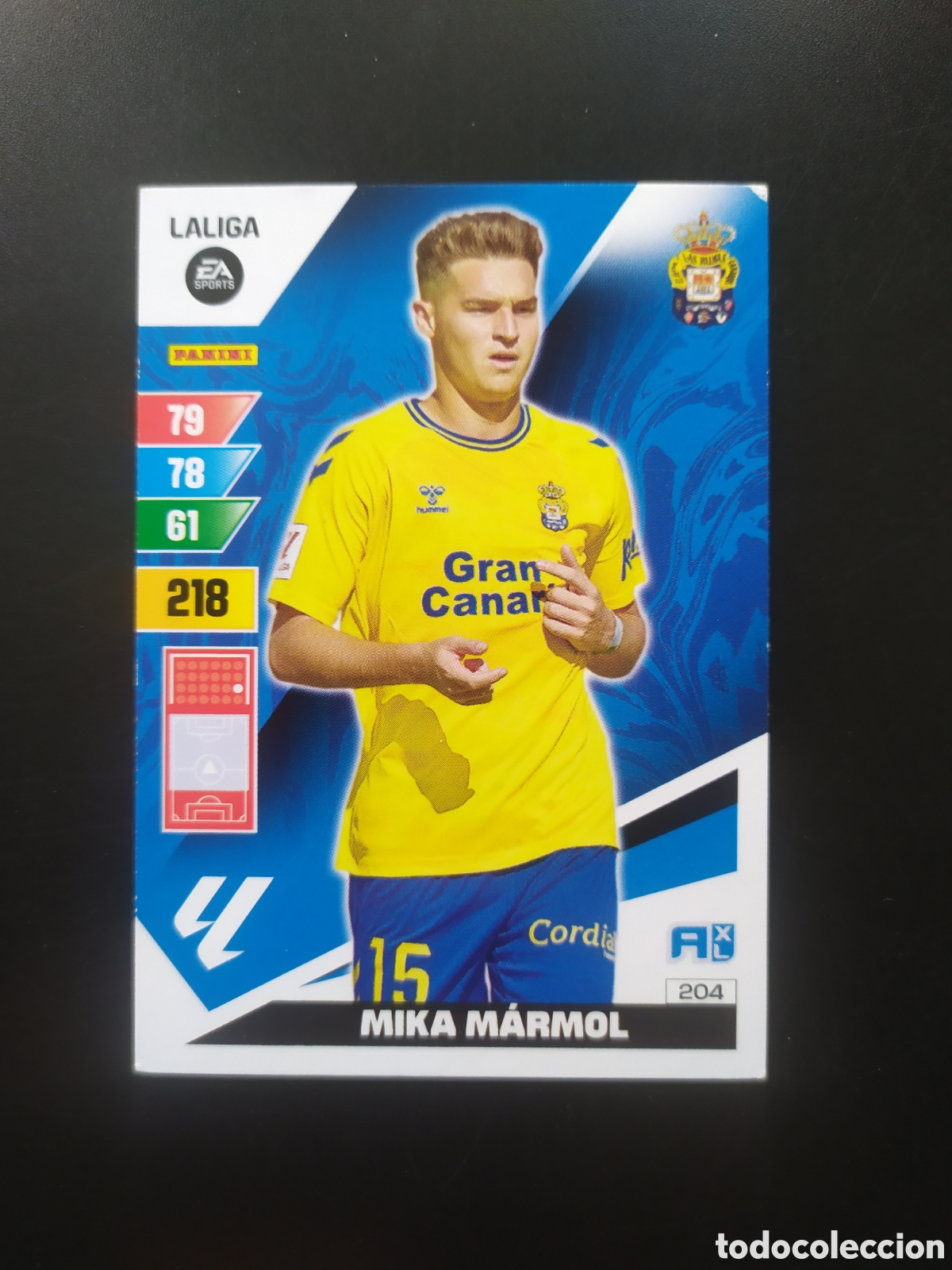Cromos de F&uacute;tbol: Adrenalyn 2023 2024 23 24 panini Mika M&aacute;rmol n&deg; 204 Las Palmas