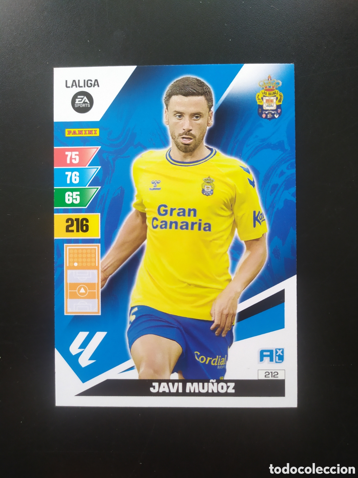 Cromos de F&uacute;tbol: Adrenalyn 2023 2024 23 24 panini Javi Mu&ntilde;oz n&deg; 212 Las Palmas