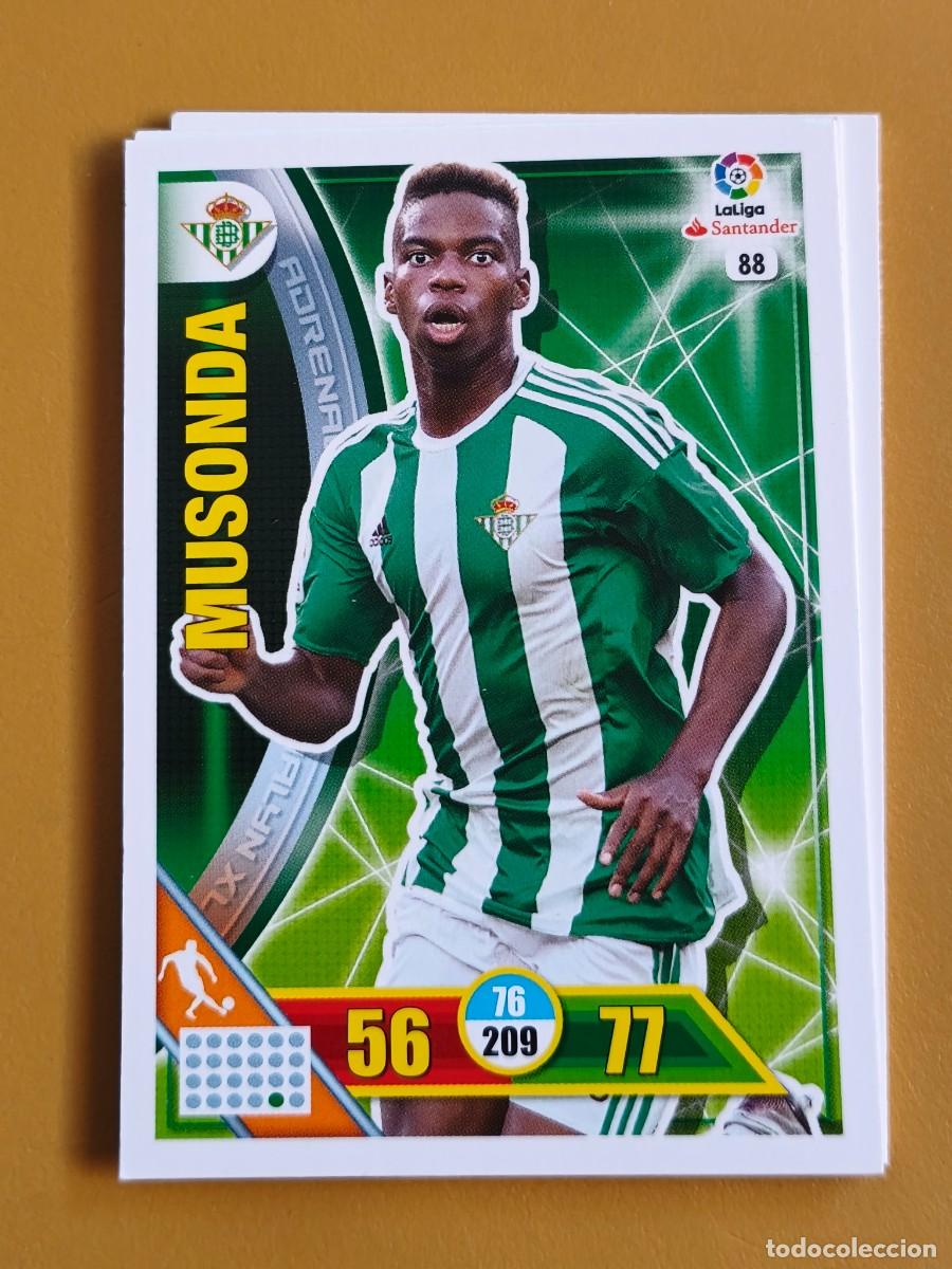 Cromos de F&uacute;tbol: musonda, adrenalyn 2016 17