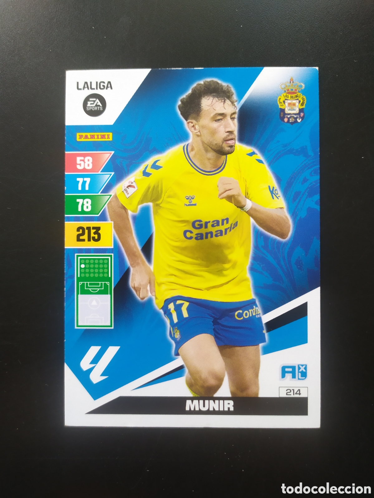 Cromos de F&uacute;tbol: Adrenalyn 2023 2024 23 24 panini Munir n&deg; 214 Las Palmas