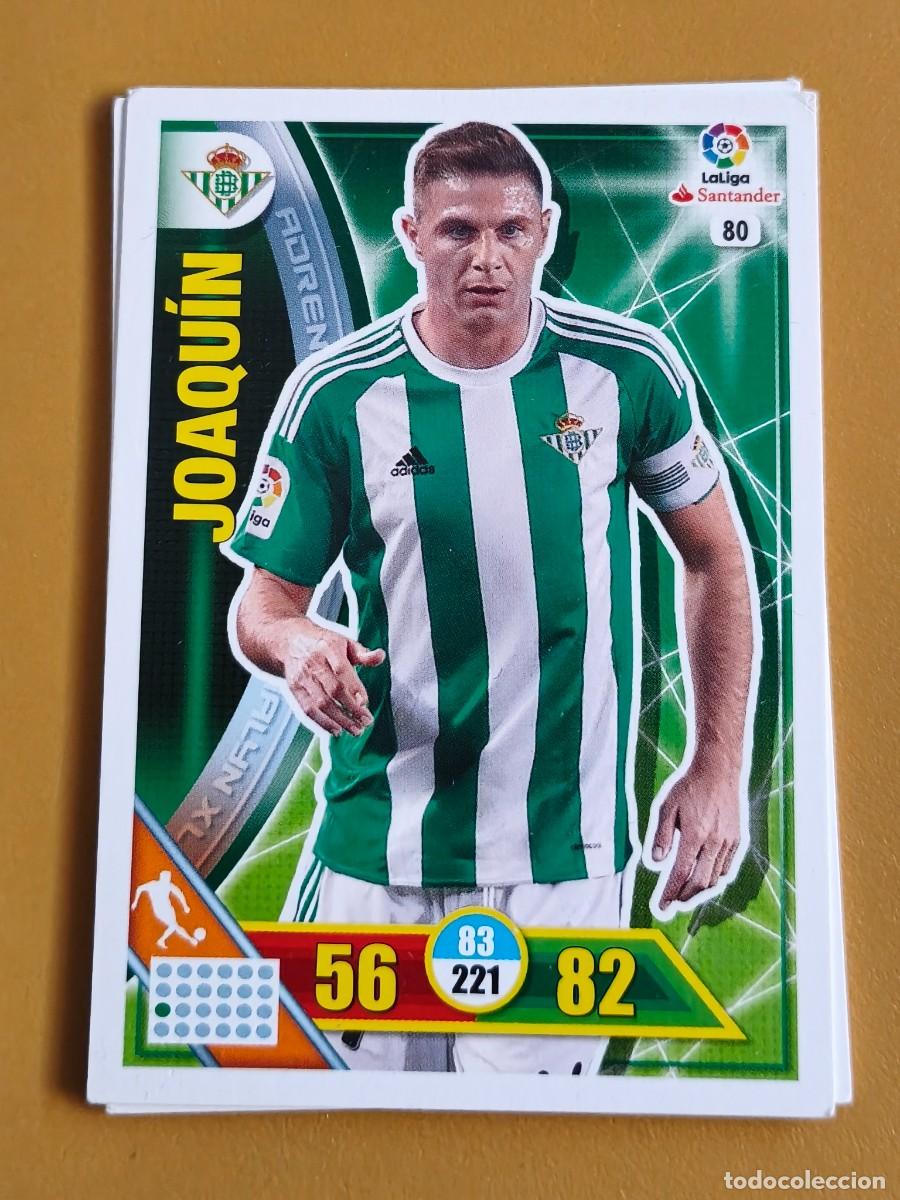 Cromos de F&uacute;tbol: joaquin, adrenalyn 2016 17