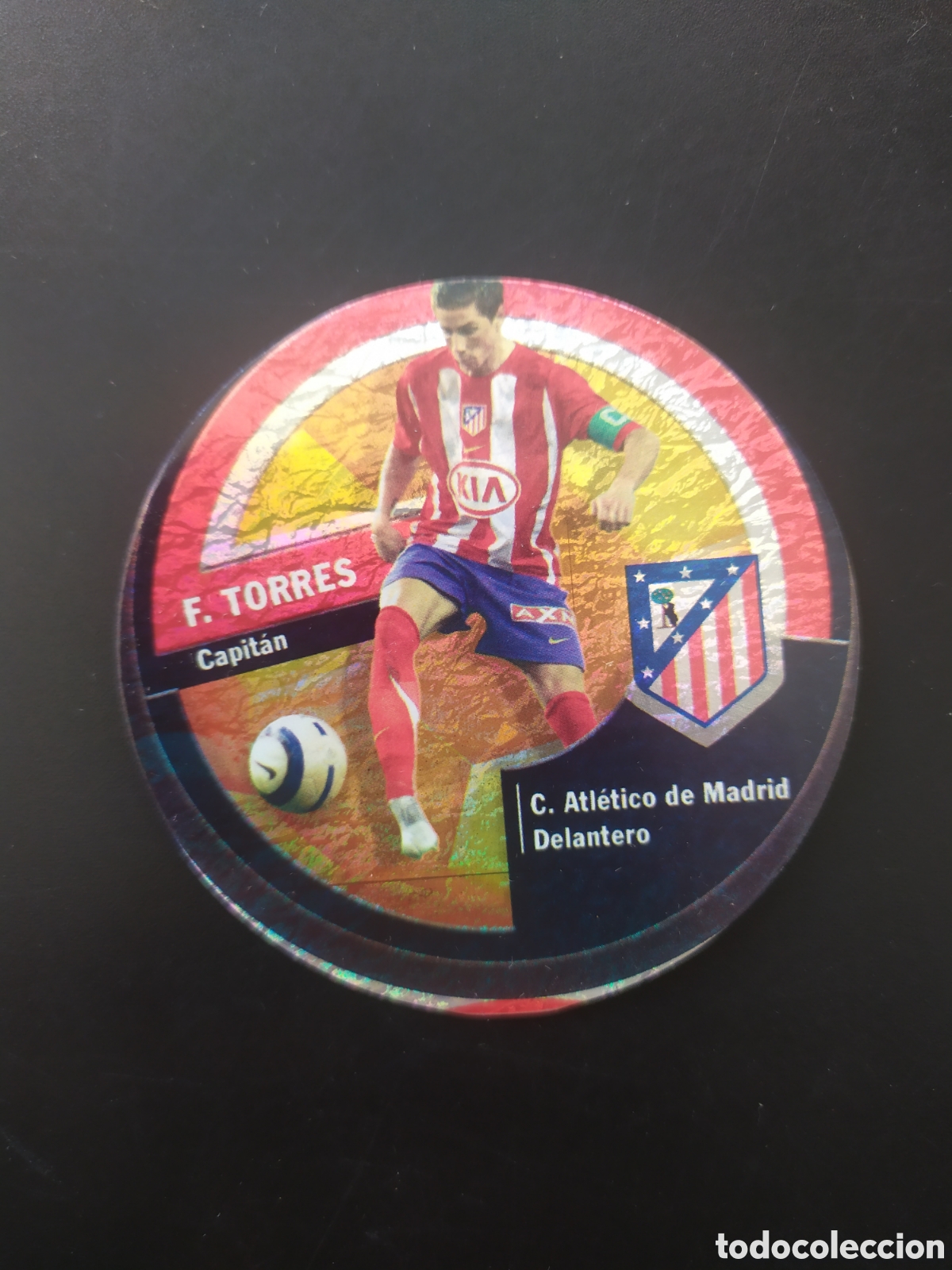 Cromos de F&uacute;tbol: Mundicromo circlecard danet 2006 2007 06 07 Fernando Torres n&deg; 269 Atl&eacute;tico Madrid