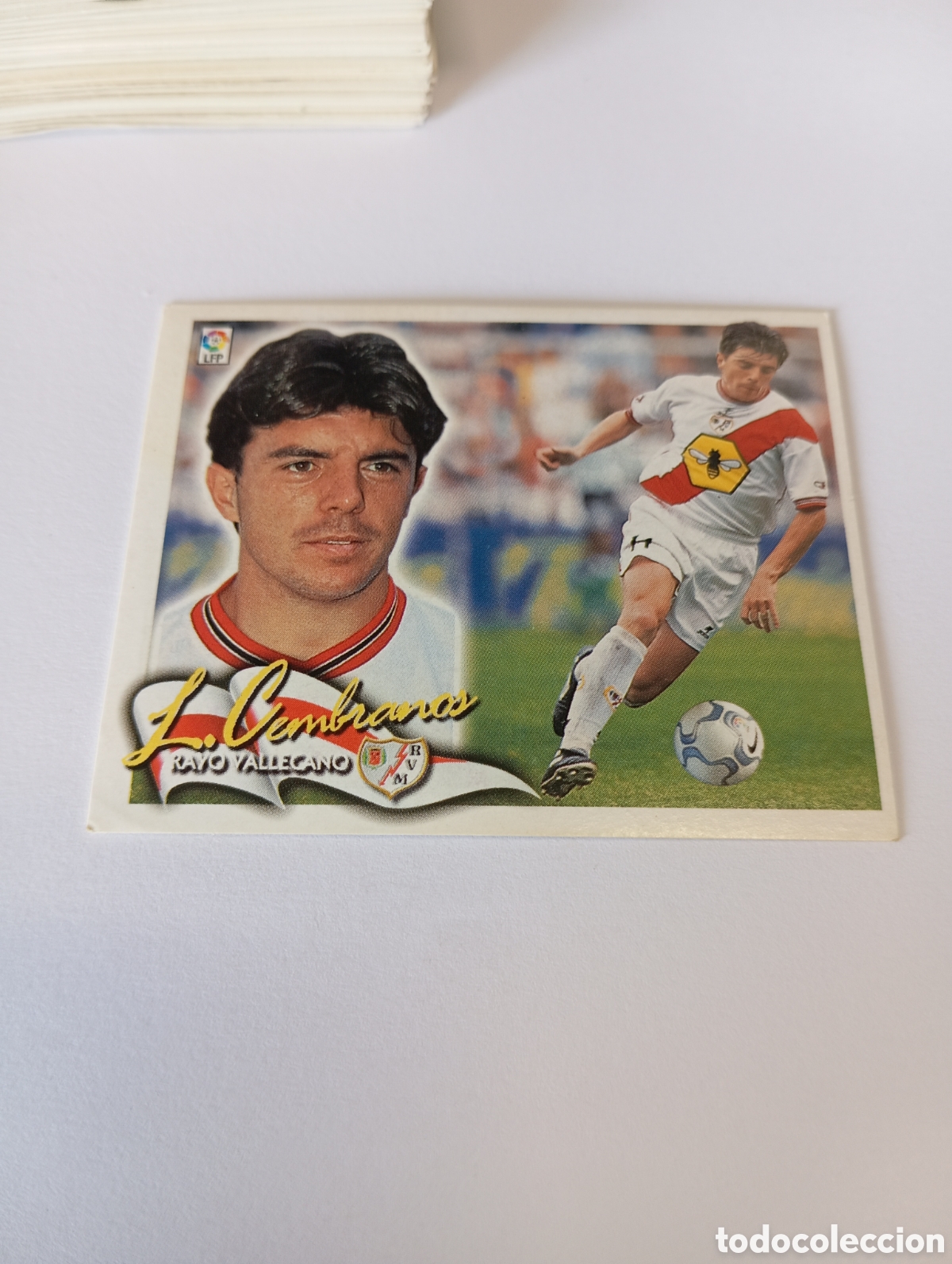 Cromos de F&uacute;tbol: LUIS CEMBRANOS Rayo Vallecano LIGA ESTE 2000 2001 PANINI 00 01 NUEVO SIN PEGAR