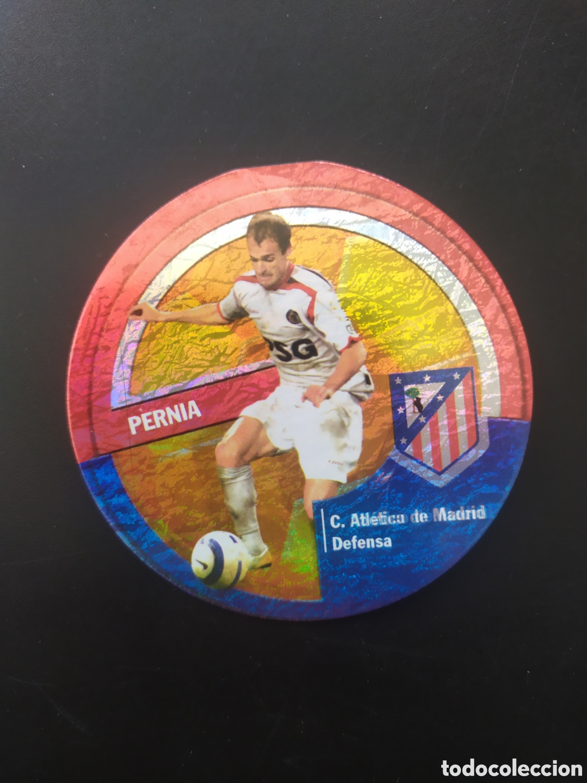 Cromos de F&uacute;tbol: Mundicromo circlecard danet 2006 2007 06 07 Pernia n&deg; 243 Atl&eacute;tico Madrid