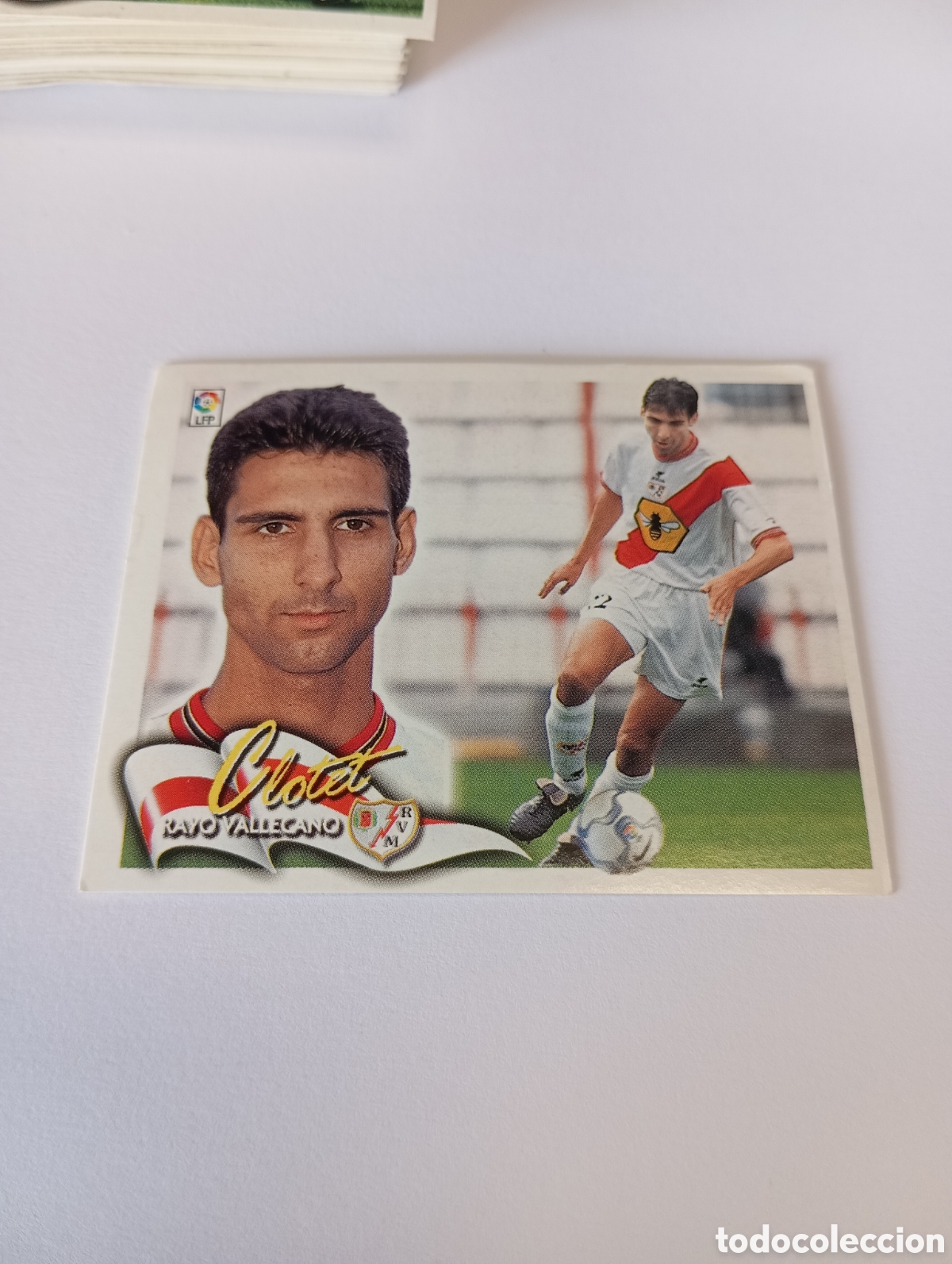Cromos de F&uacute;tbol: CLOTET Rayo Vallecano LIGA ESTE 2000 2001 PANINI 00 01 NUEVO SIN PEGAR