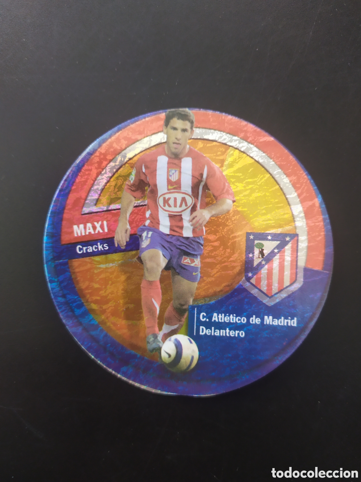 Cromos de F&uacute;tbol: Mundicromo circlecard danet 2006 2007 06 07 Maxi n&deg; 268 Atl&eacute;tico Madrid