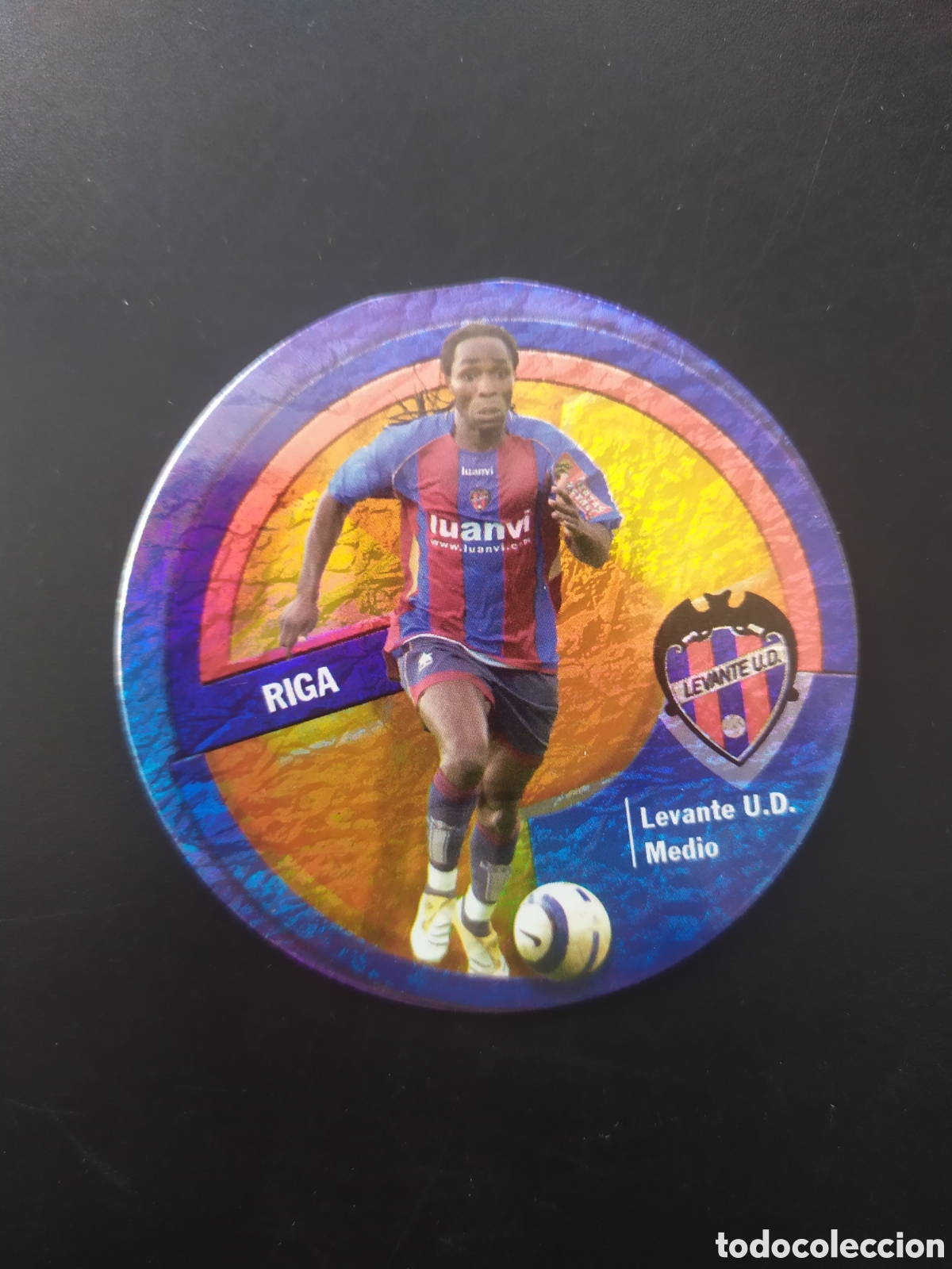 Cromos de F&uacute;tbol: Mundicromo circlecard danet 2006 2007 06 07 Riga n&deg; 540 Levante