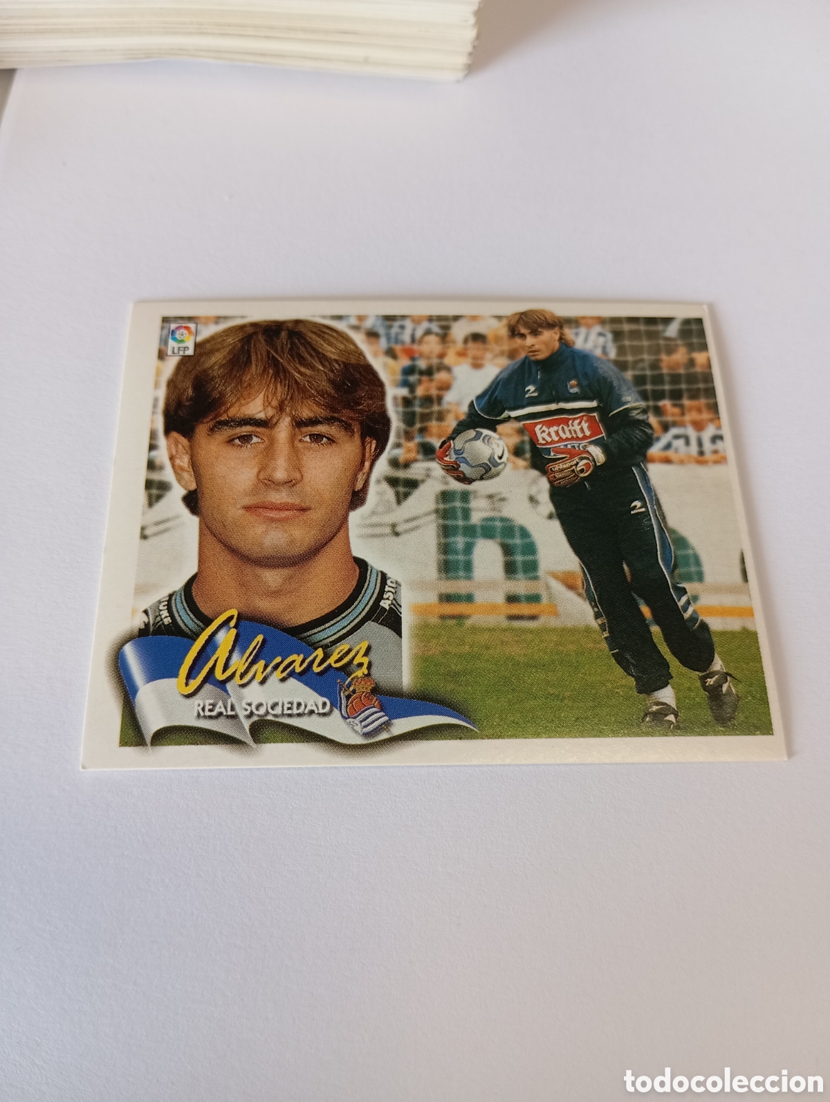 Cromos de F&uacute;tbol: ALVAREZ Real Sociedad LIGA ESTE 2000 2001 PANINI 00 01 NUEVO SIN PEGAR