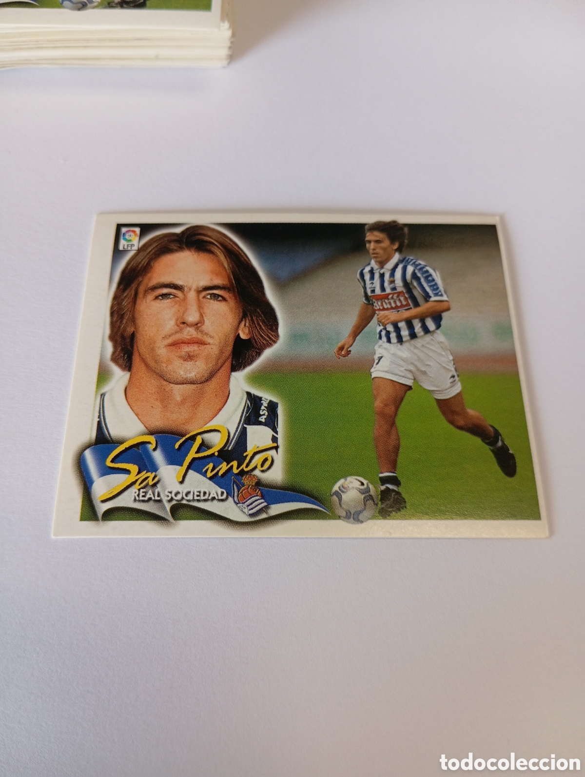 Cromos de F&uacute;tbol: SA PINTO Real Sociedad LIGA ESTE 2000 2001 PANINI 00 01 NUEVO SIN PEGAR