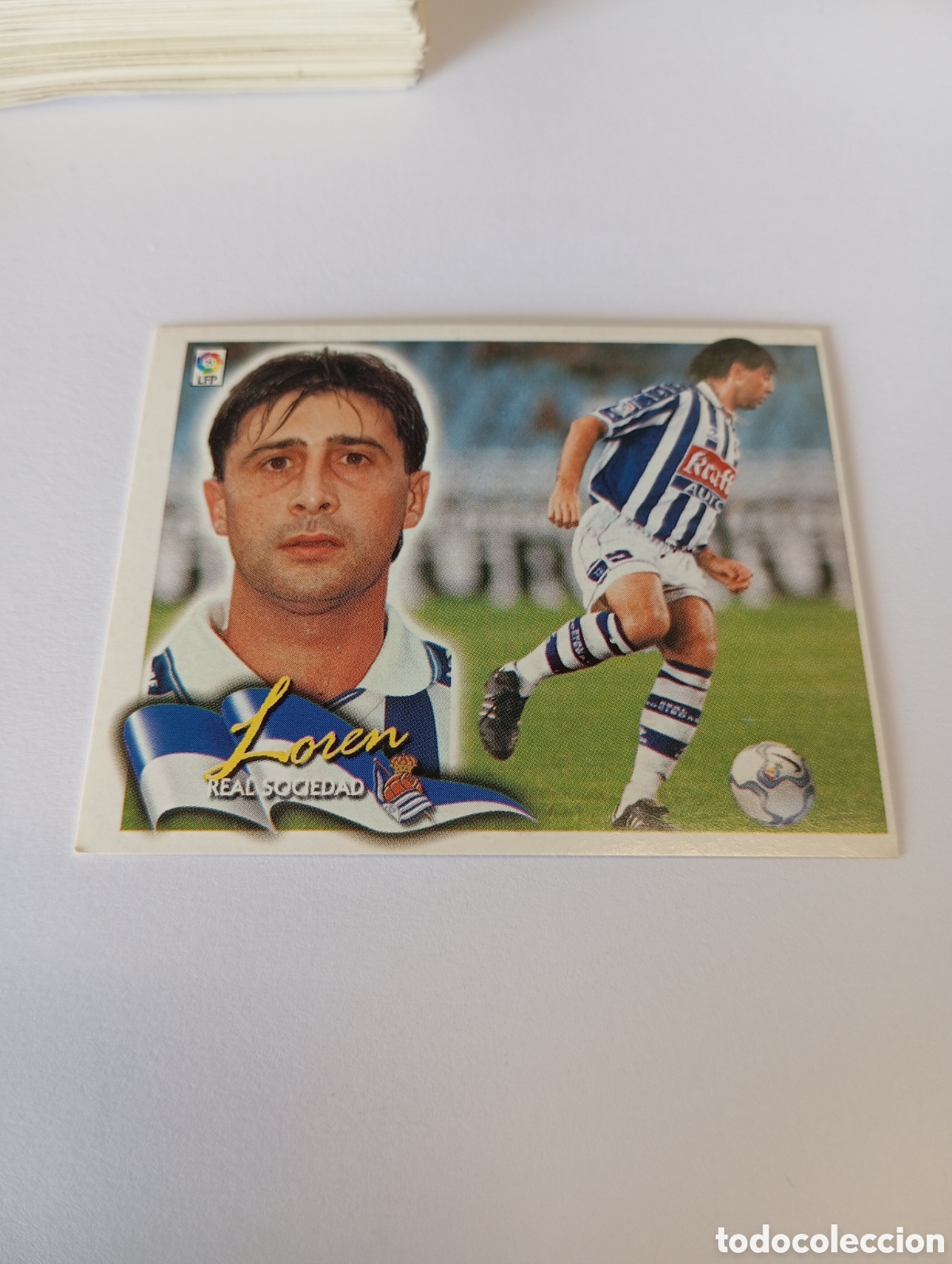 Cromos de F&uacute;tbol: LOREN Real Sociedad LIGA ESTE 2000 2001 PANINI 00 01 NUEVO SIN PEGAR