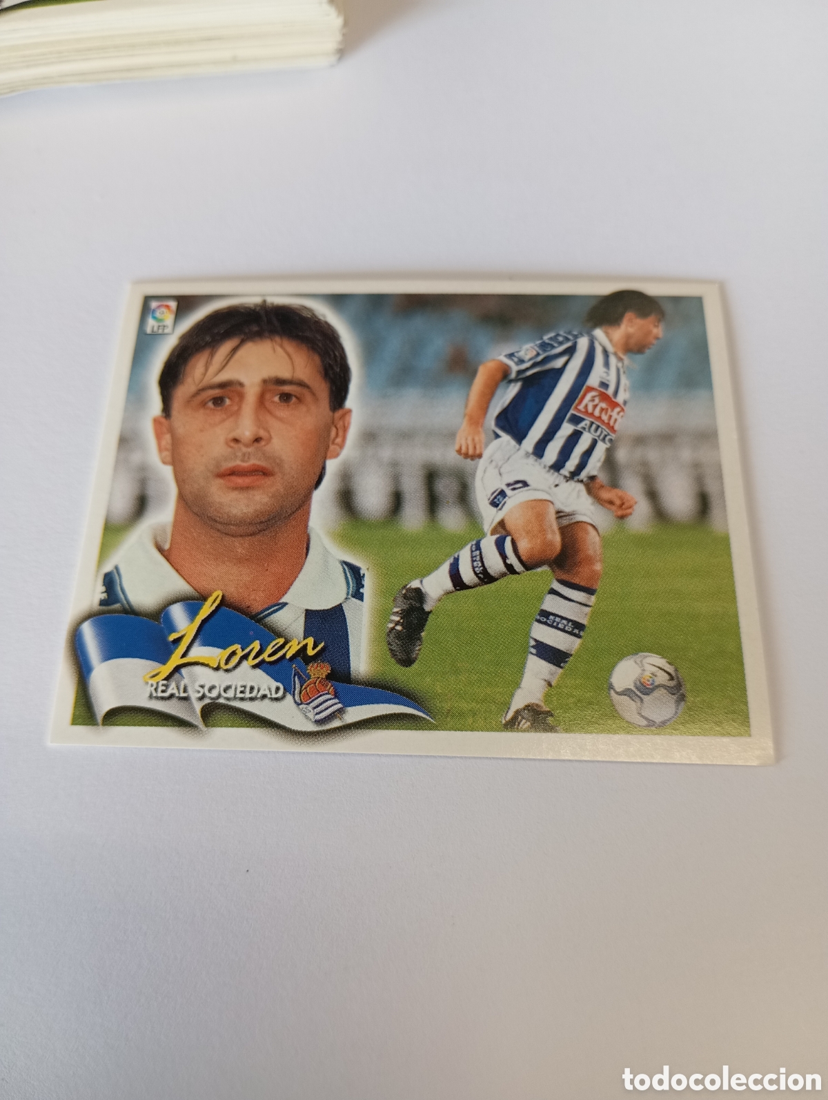 Cromos de F&uacute;tbol: LOREN Real Sociedad LIGA ESTE 2000 2001 PANINI 00 01 NUEVO SIN PEGAR