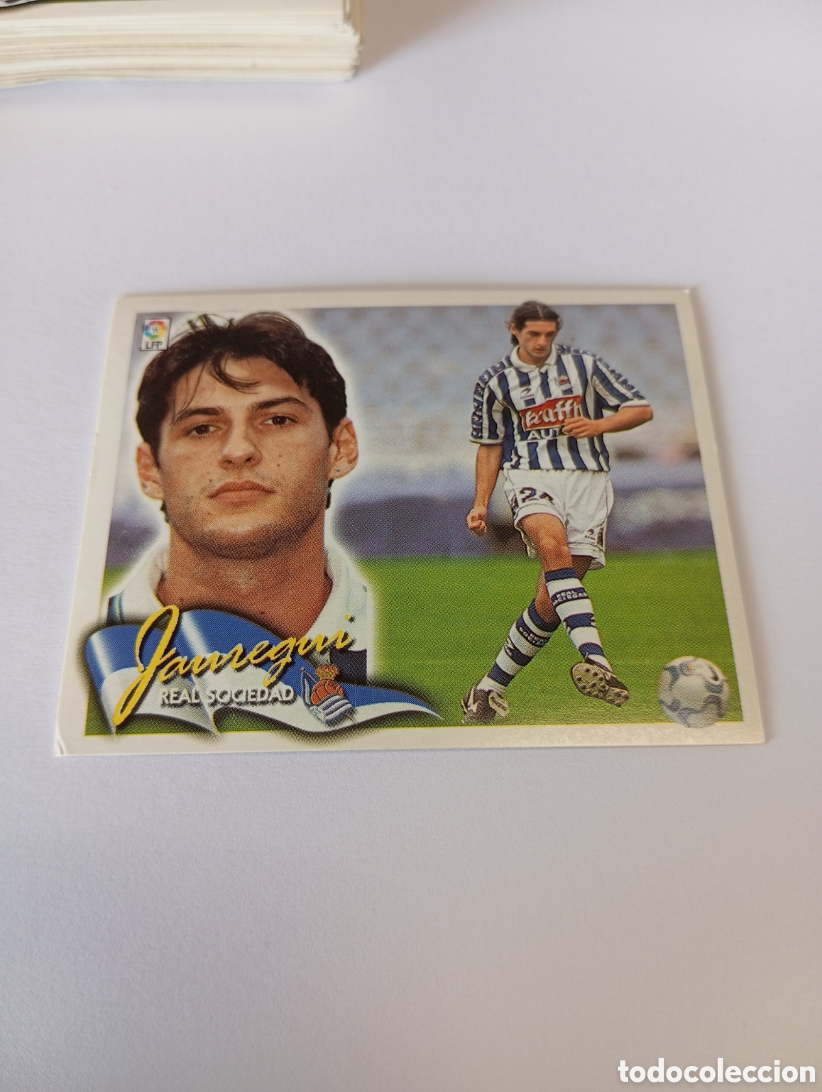 Cromos de F&uacute;tbol: JAUREGUI Real Sociedad LIGA ESTE 2000 2001 PANINI 00 01 NUEVO SIN PEGAR