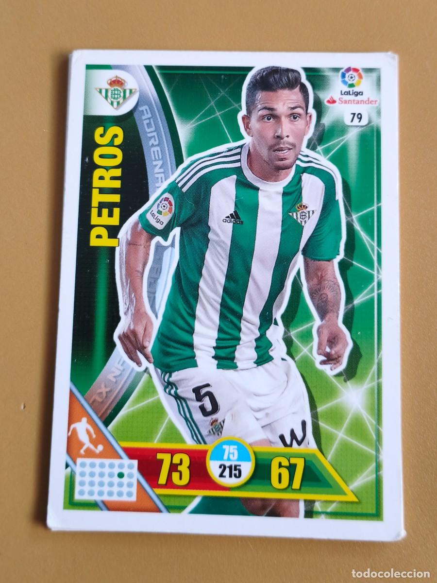 Cromos de F&uacute;tbol: petros, adrenalyn 2016 17