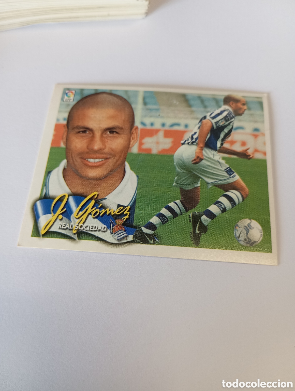 Cromos de F&uacute;tbol: JUAN G&Oacute;MEZ Real Sociedad LIGA ESTE 2000 2001 PANINI 00 01 NUEVO SIN PEGAR