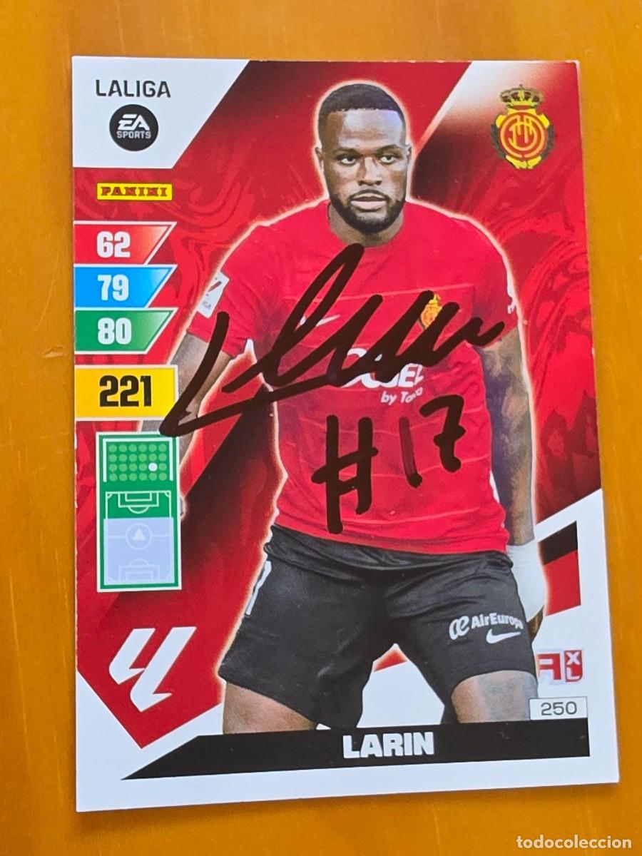 Football Stickers: Cromo firmado de Cyle Larin con aut&oacute;grafo, RCD Mallorca