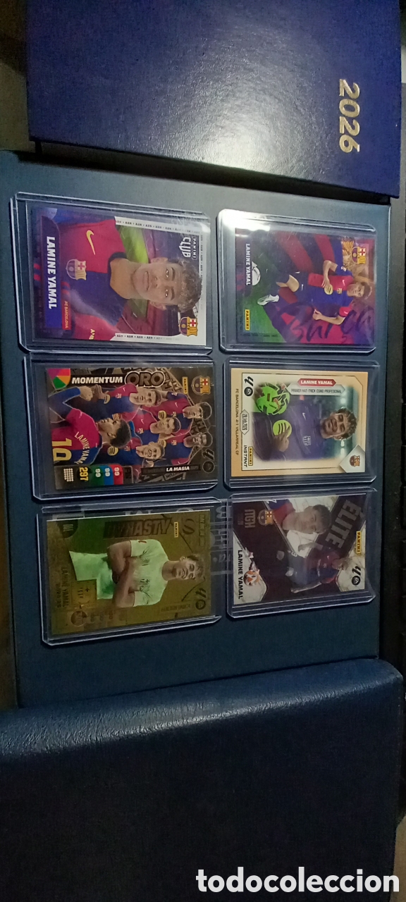 Cromos de F&uacute;tbol: Lote 6 cromos LAMINE YAMAL PANINI