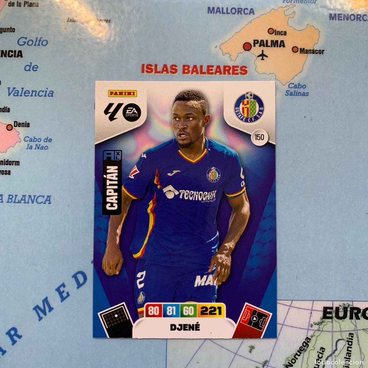 Cromos de F&uacute;tbol: Djene n&uacute;mero 150 del Getafe cromo adrenalyn XL 25-26 2025-2026
