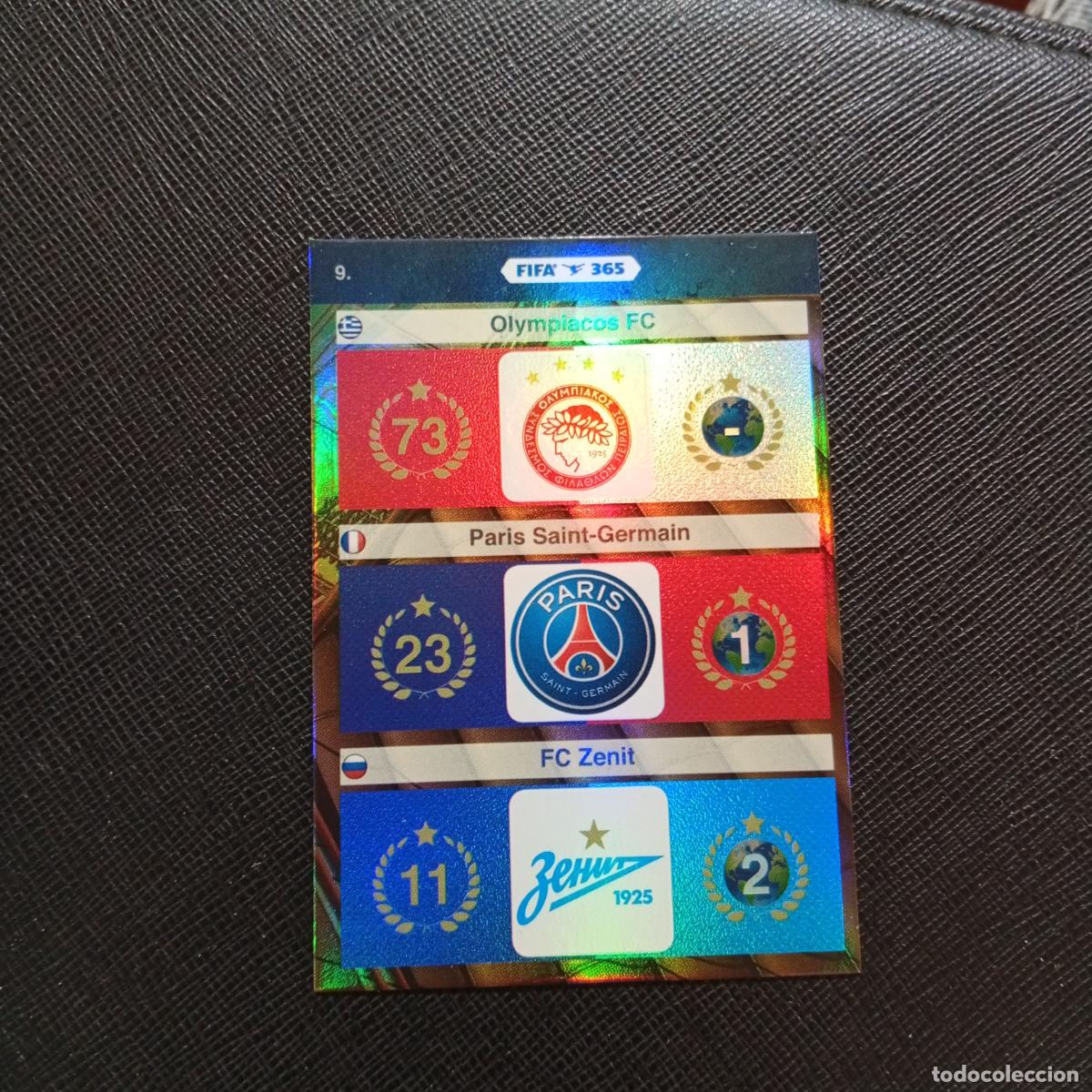 Cromos de F&uacute;tbol: 9 OLYMPIACOS PSG ZENIT ESCUDO ADRENALYN 2015 2016 FIFA 365 CROMO FUTBOL 15 16 - A134 PG3
