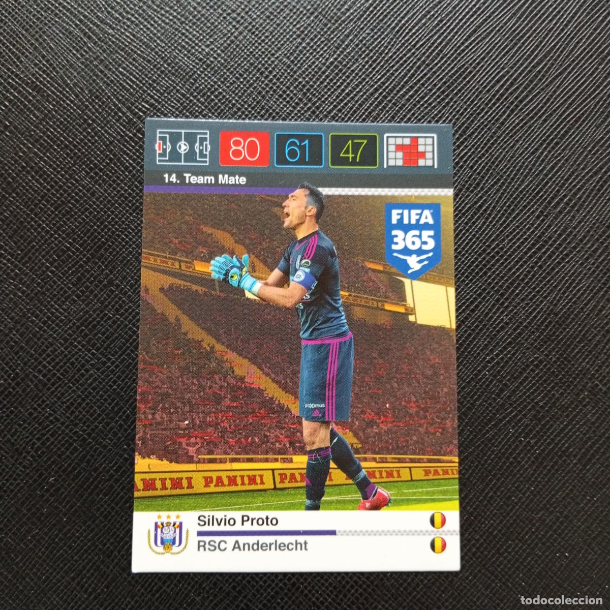 Cromos de F&uacute;tbol: 14 SILVIO PROTO ANDERLECHT ADRENALYN 2015 2016 FIFA 365 CROMO FUTBOL 15 16 - A134 PG5