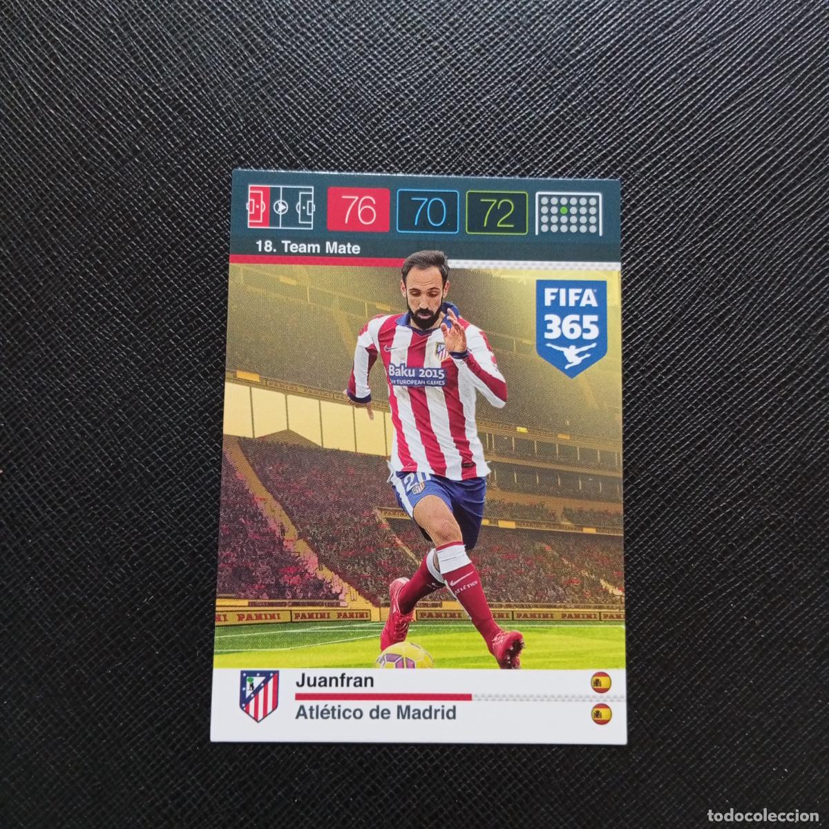 Cromos de F&uacute;tbol: 18 JUANFRAN AT MADRID ADRENALYN 2015 2016 FIFA 365 CROMO FUTBOL 15 16 - A134 PG8