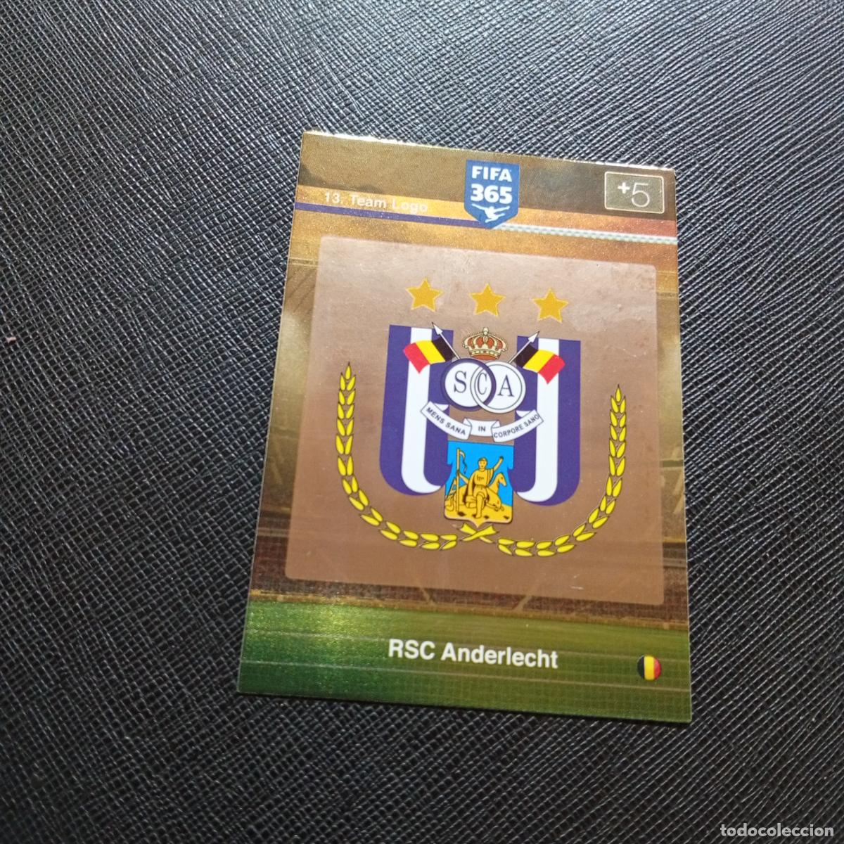Cromos de Futebol: 13 ANDERLECHT ESCUDO ADRENALYN 2015 2016 FIFA 365 CROMO FUTBOL 15 16 - A134 PG10