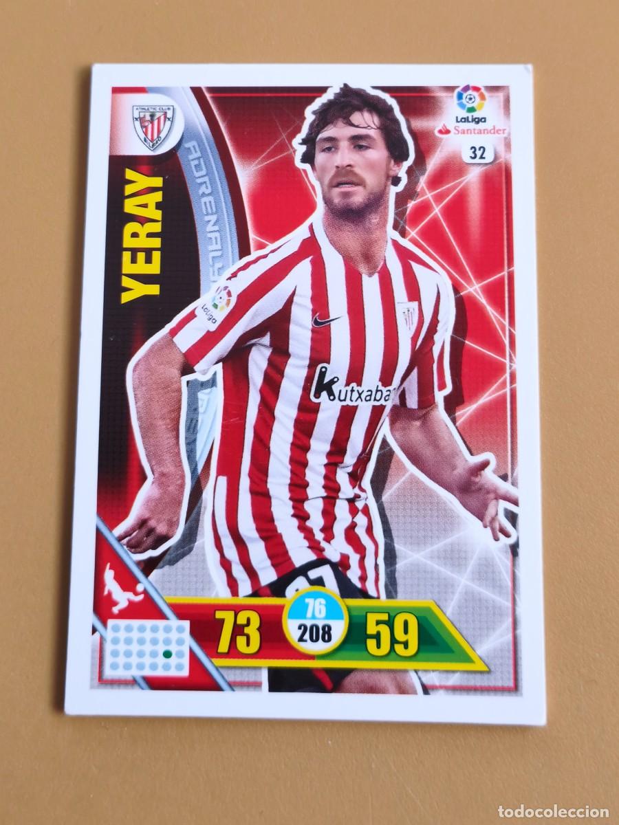 Cromos de F&uacute;tbol: yeray, adrenalyn 2016 17
