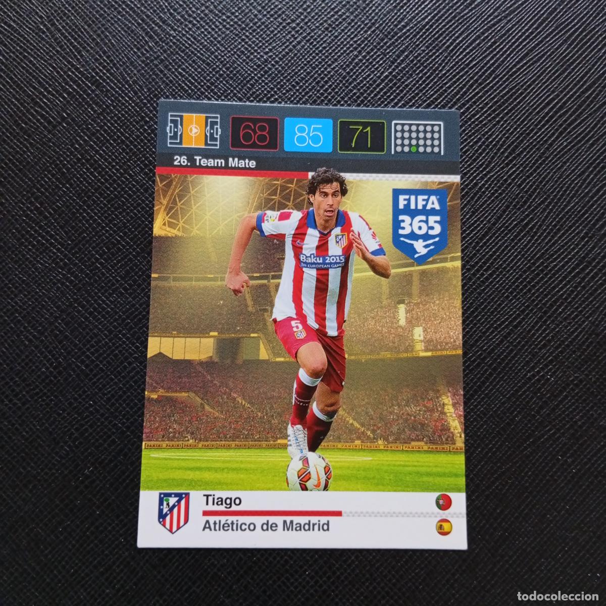 Cromos de F&uacute;tbol: 26 TIAGO AT MADRID ADRENALYN 2015 2016 FIFA 365 CROMO FUTBOL 15 16 - A134 PG18