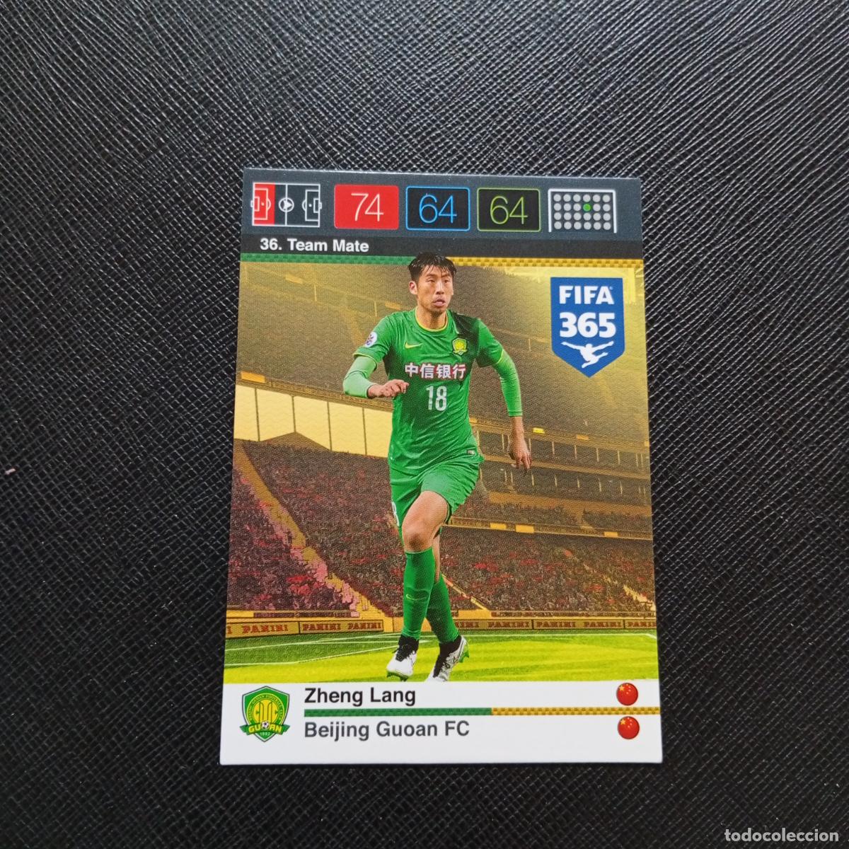 Figurine di Calcio: 36 ZHENG LANG BEIJING GUOAN ADRENALYN 2015 2016 FIFA 365 CROMO FUTBOL 15 16 - A134 PG19