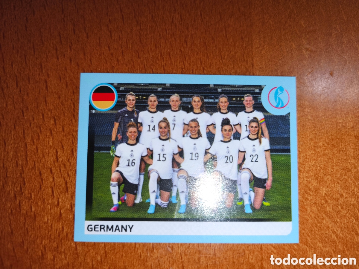 Fu&szlig;ball-Sticker: Alineaci&oacute;n Alemania n&deg;19 Uefa Women's Euro 2022