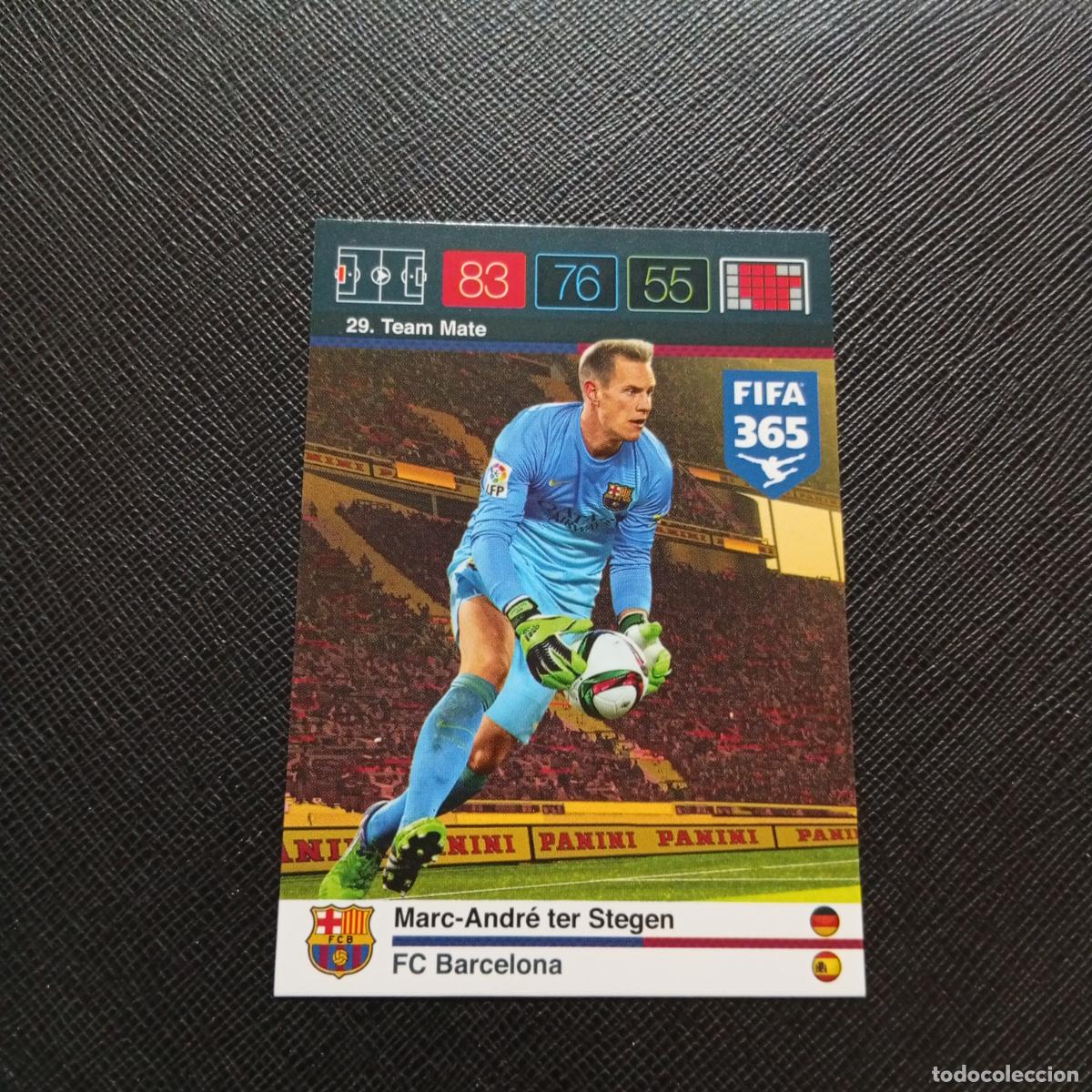 Fu&szlig;ball-Sticker: 29 TER STEGEN BARCELONA ADRENALYN 2015 2016 FIFA 365 CROMO FUTBOL 15 16 - A134 PG24