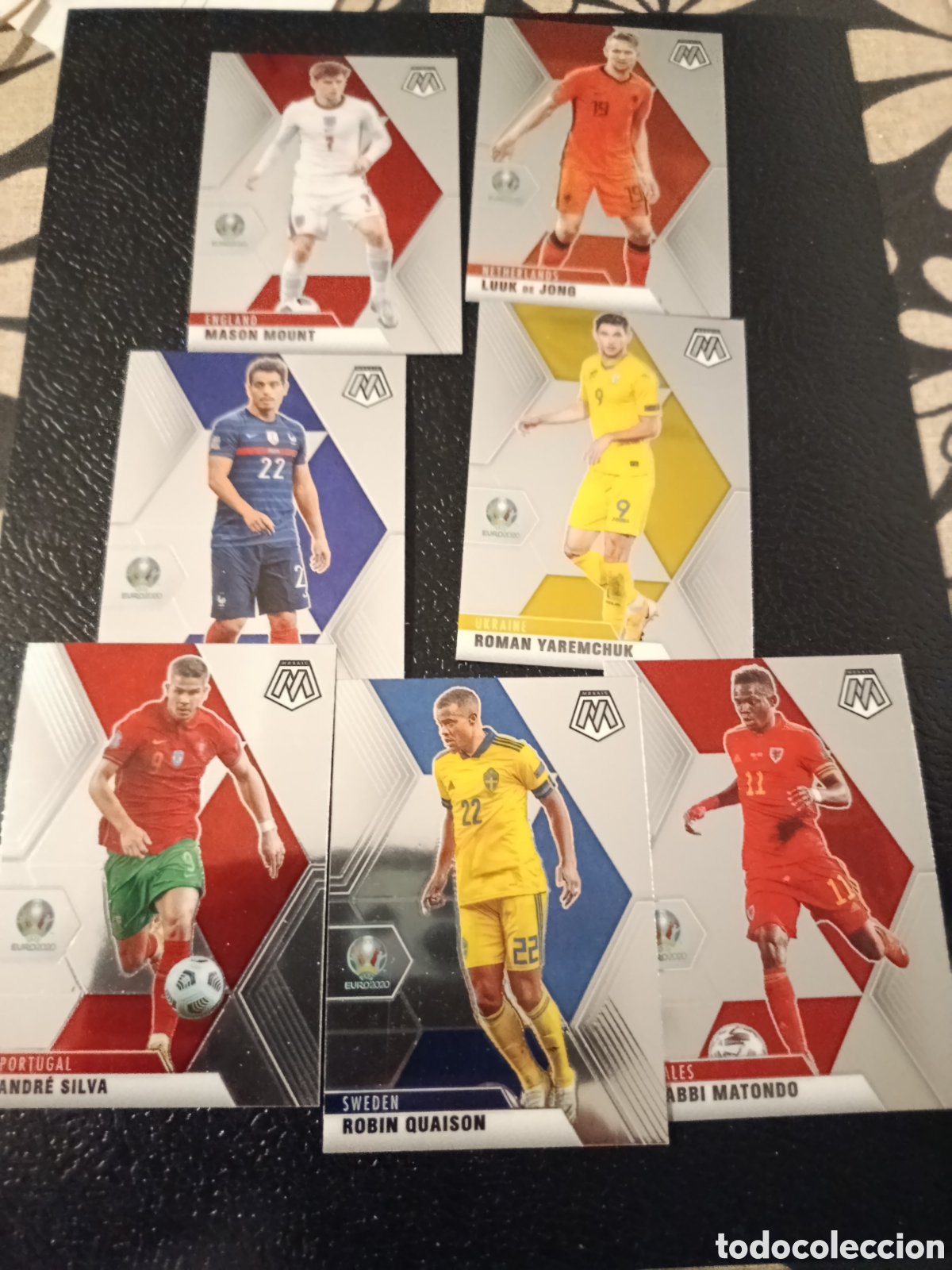 Figurine di Calcio: LOTE 7 CROMOS PANINI 2021 MOSAIC UEFA CHAMPIONS EURO SOCCER 2021