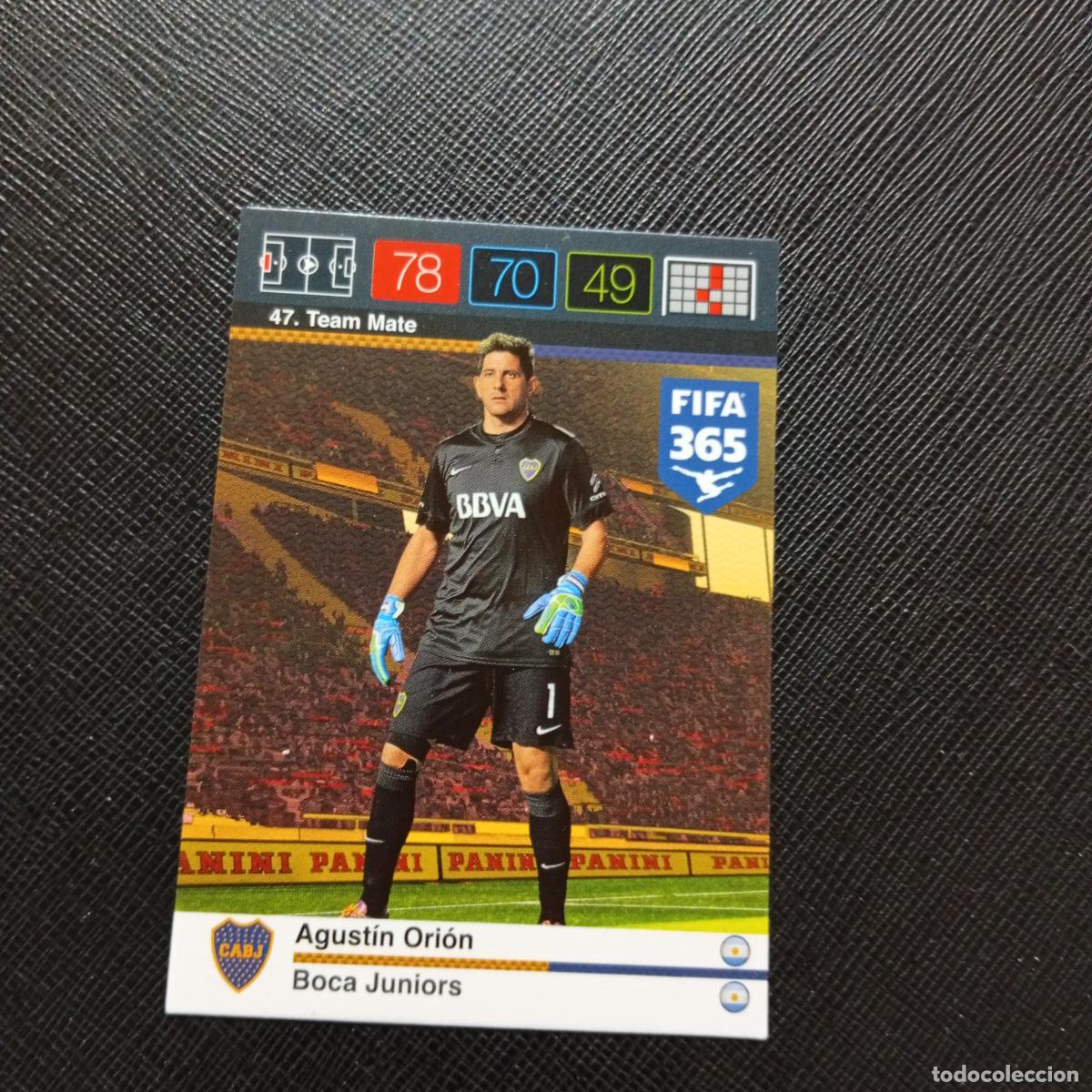Cromos de F&uacute;tbol: 47 AGUSTIN ORION BOCA JUNIORS ADRENALYN 2015 2016 FIFA 365 CROMO FUTBOL 15 16 - A134 PG27