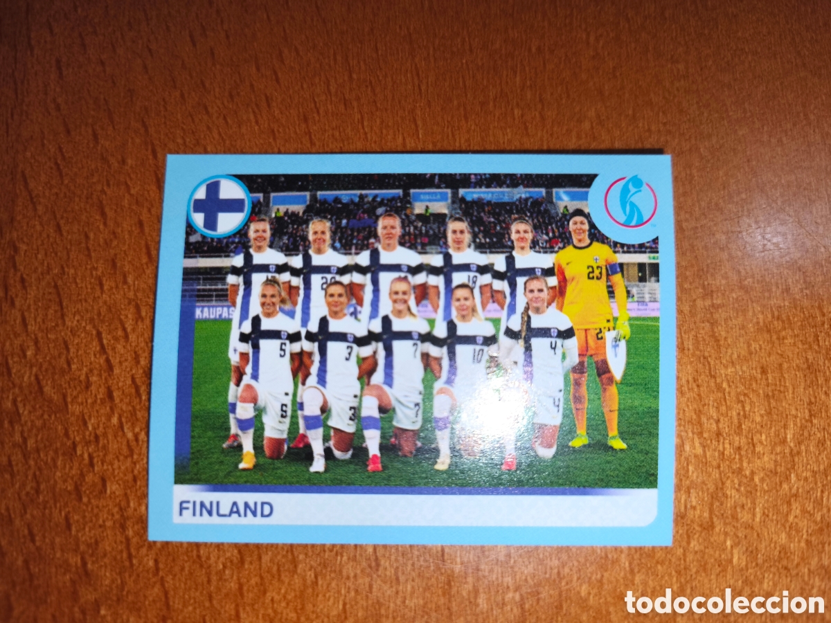 Cromos de F&uacute;tbol: Alineaci&oacute;n Finlandia n&deg;22 Uefa Women's Euro 2022