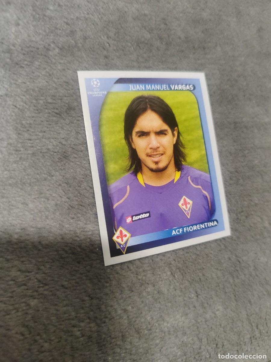 Cromos de F&uacute;tbol: 285 CHAMPIONS LEAGUE 08 09 PANINI JUAN MANUEL VARGAS - ACF FIORENTINA - 2008 2009 UCL UEFA